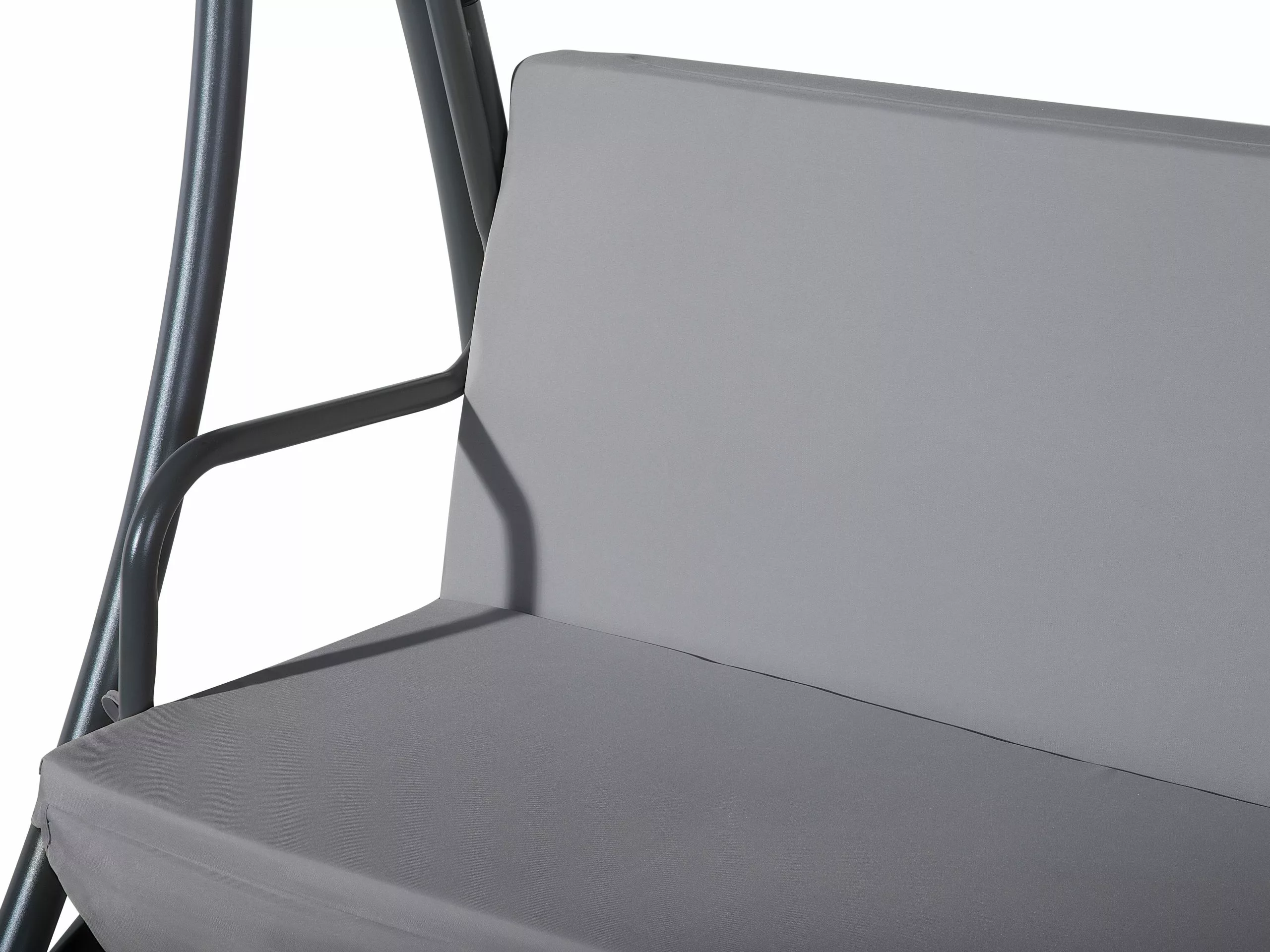 Beliani Schommelbank Donkergrijs TEMPLE - Afbeelding 8