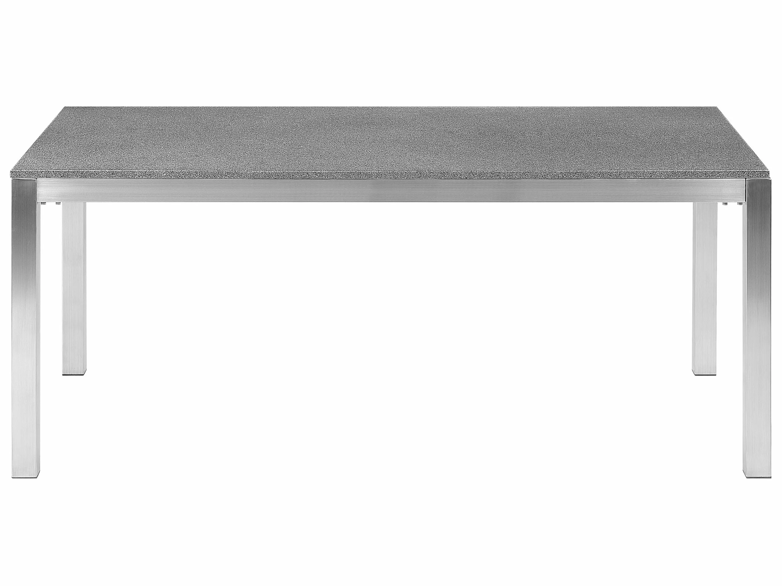 Beliani Tuinset 6-zits Graniet Donkergrijs GROSSETO - Afbeelding 4