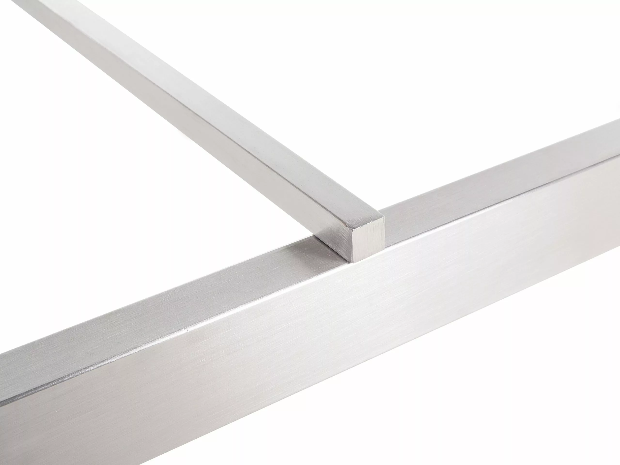 Beliani Tuintafel Graniet/RVS Zwart In Diverse Formaten GROSSETO - Afbeelding 8