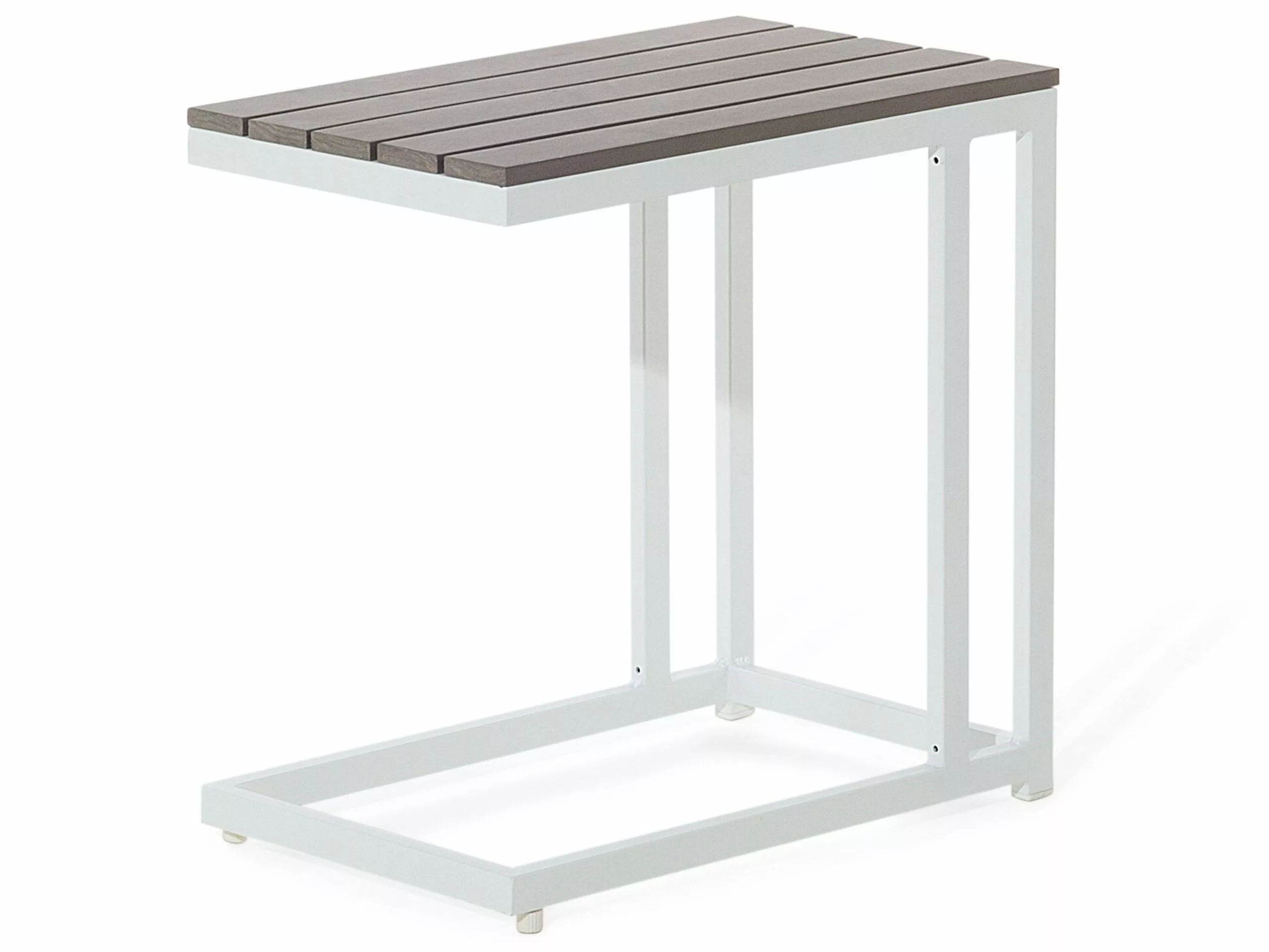Beliani Loungeset 5-zits Aluminium Wit MESSINA - Afbeelding 4