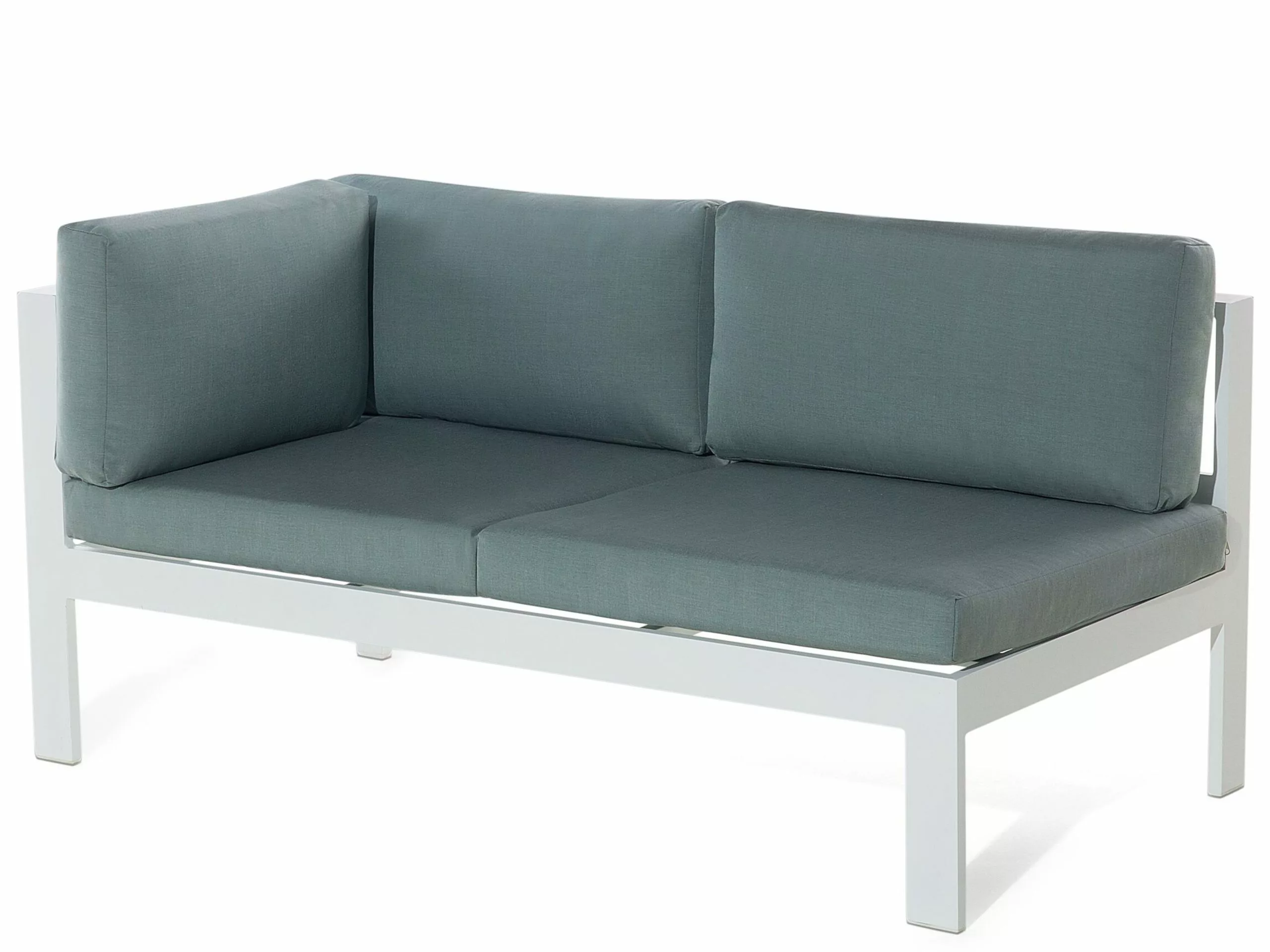Beliani Loungeset 5-zits Aluminium Wit MESSINA - Afbeelding 6