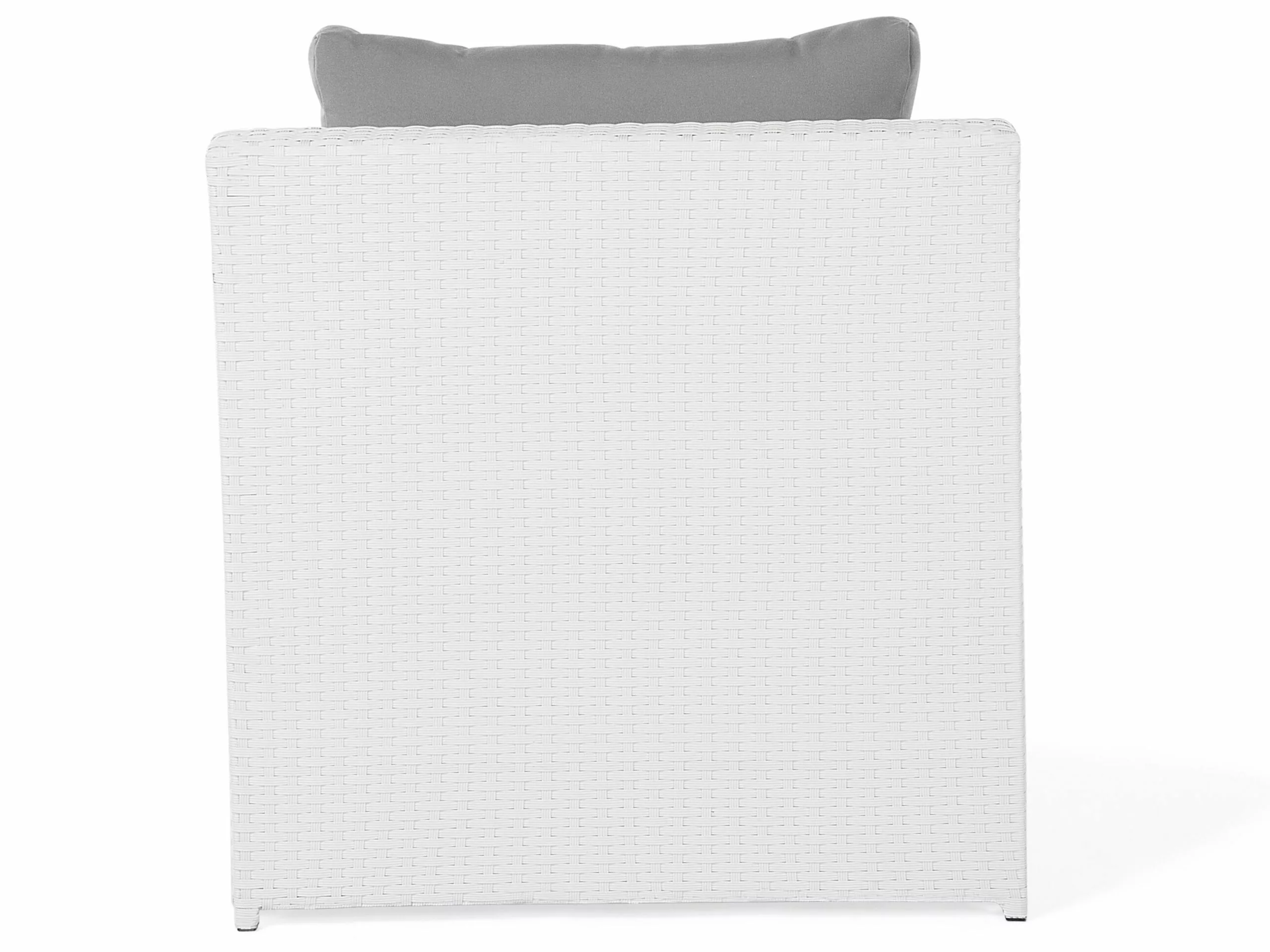 Beliani Loungeset 6-zits Rotan Wit ROMA - Afbeelding 8