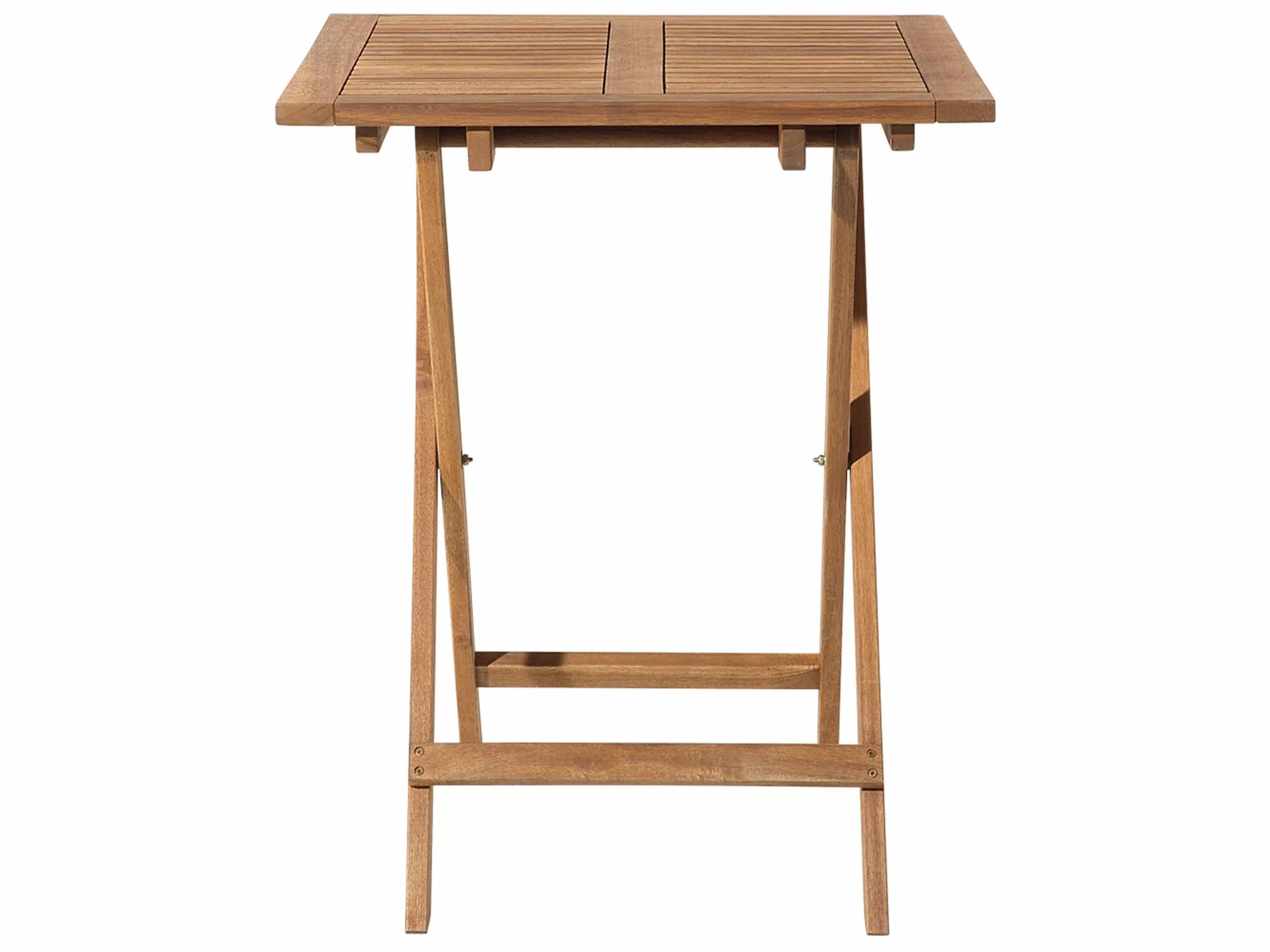 Beliani Balkonset Acaciahout Lichtbruin FIJI - Afbeelding 6