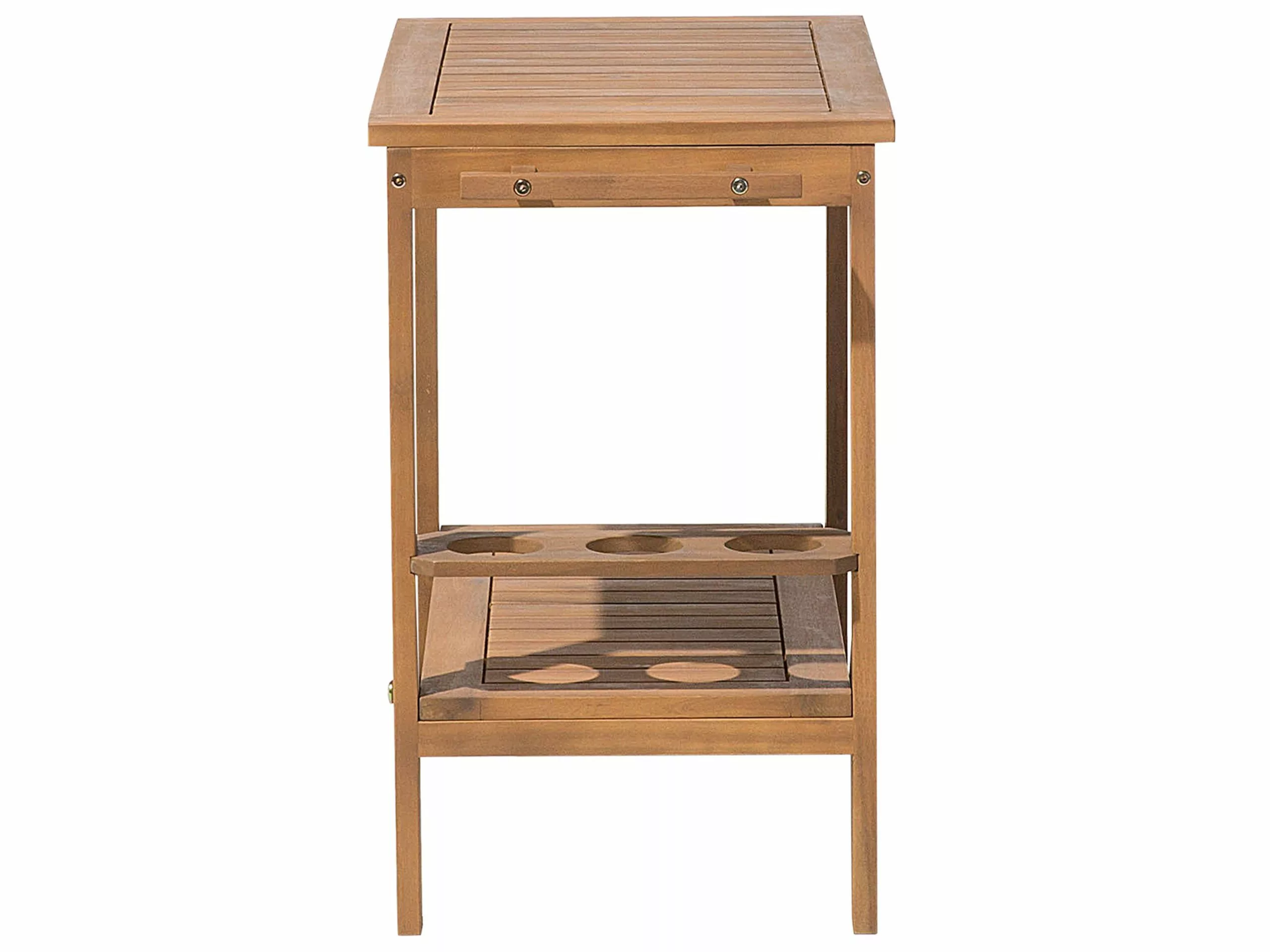 Beliani Theekar Hout Met Wielen SASSARI - Afbeelding 9