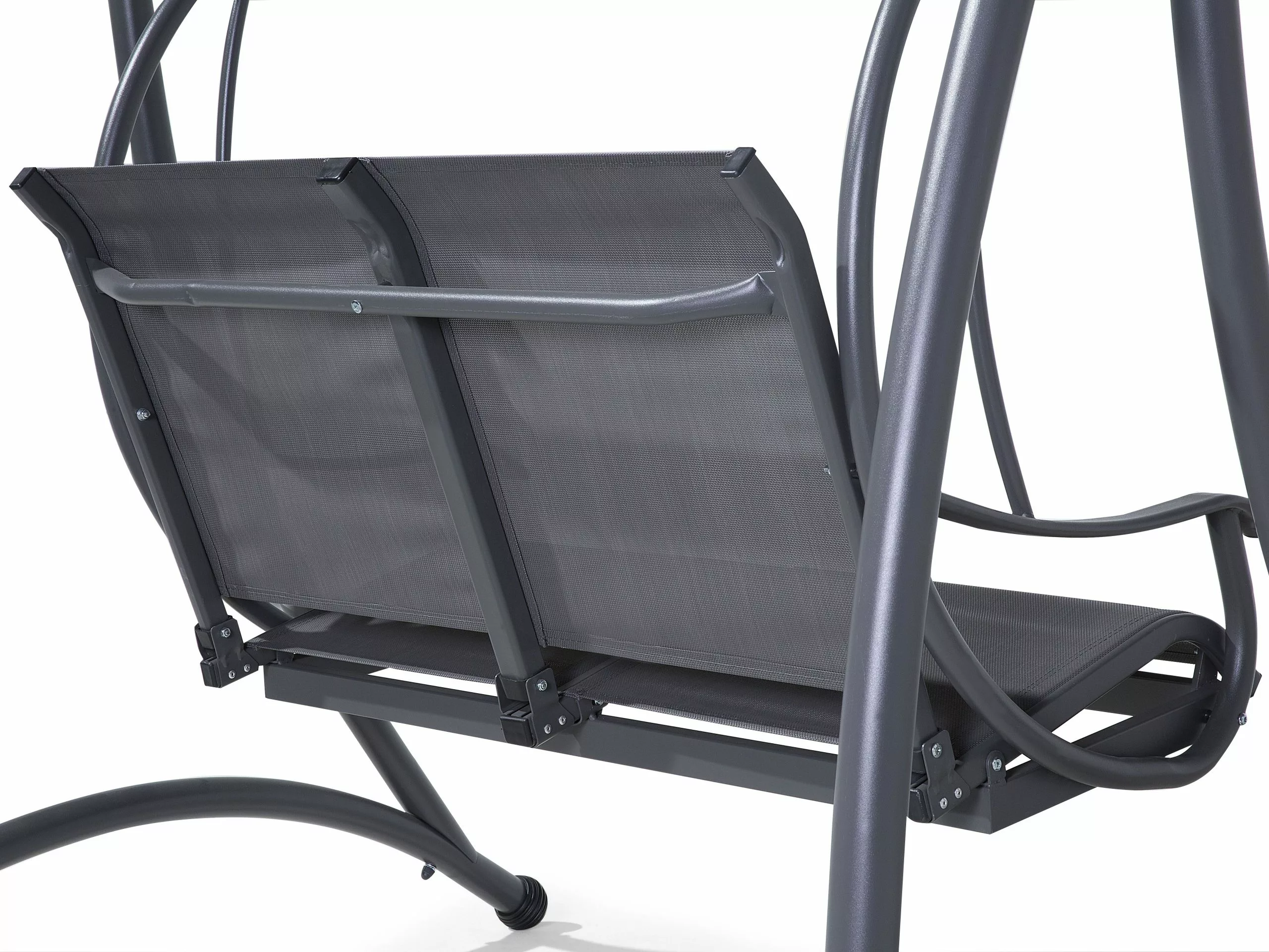 Beliani Schommelbank Grijs TESERO - Afbeelding 10