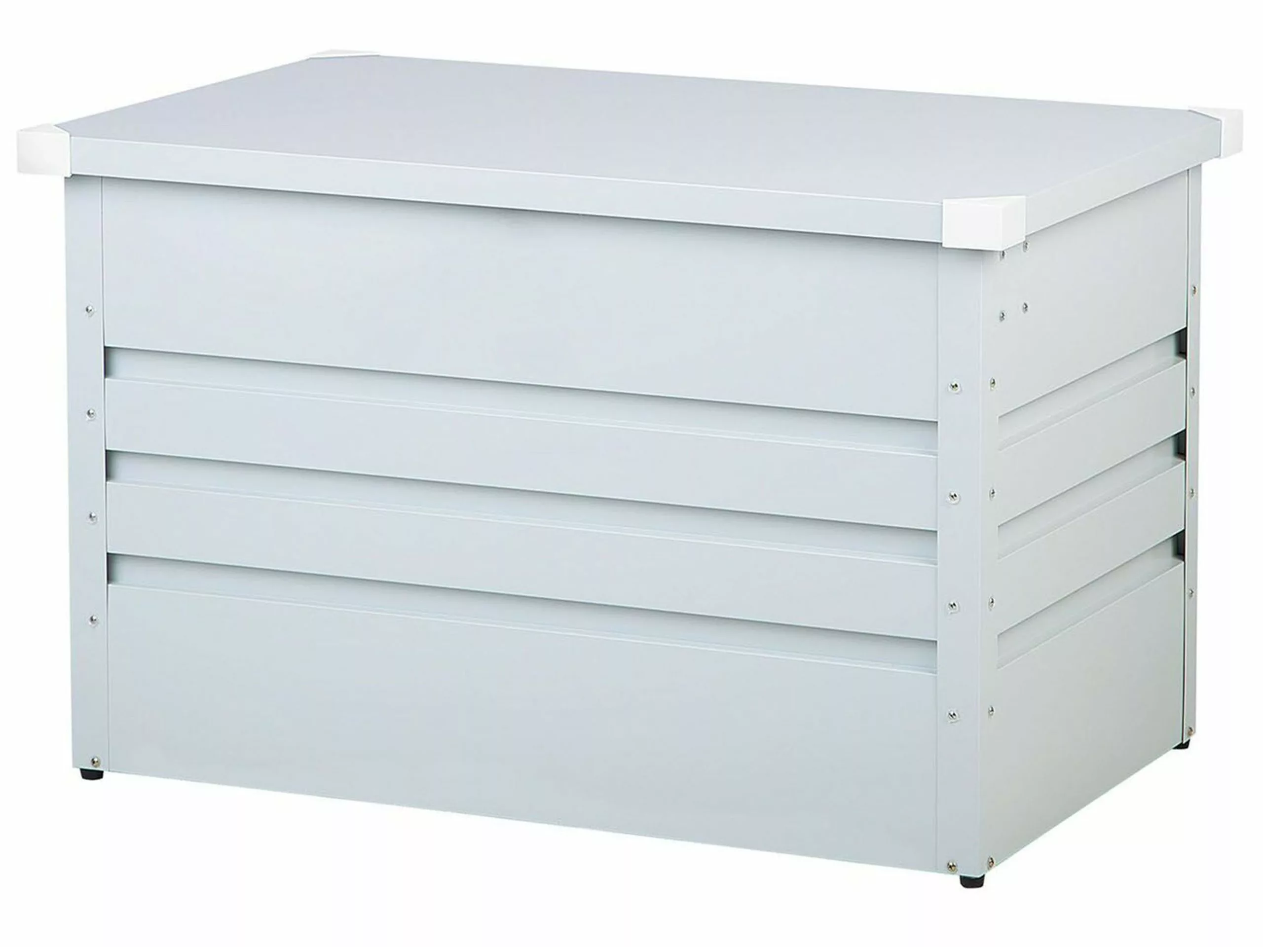 Beliani Kussenbox Staal Lichtgrijs CEBROSA S - Afbeelding 6