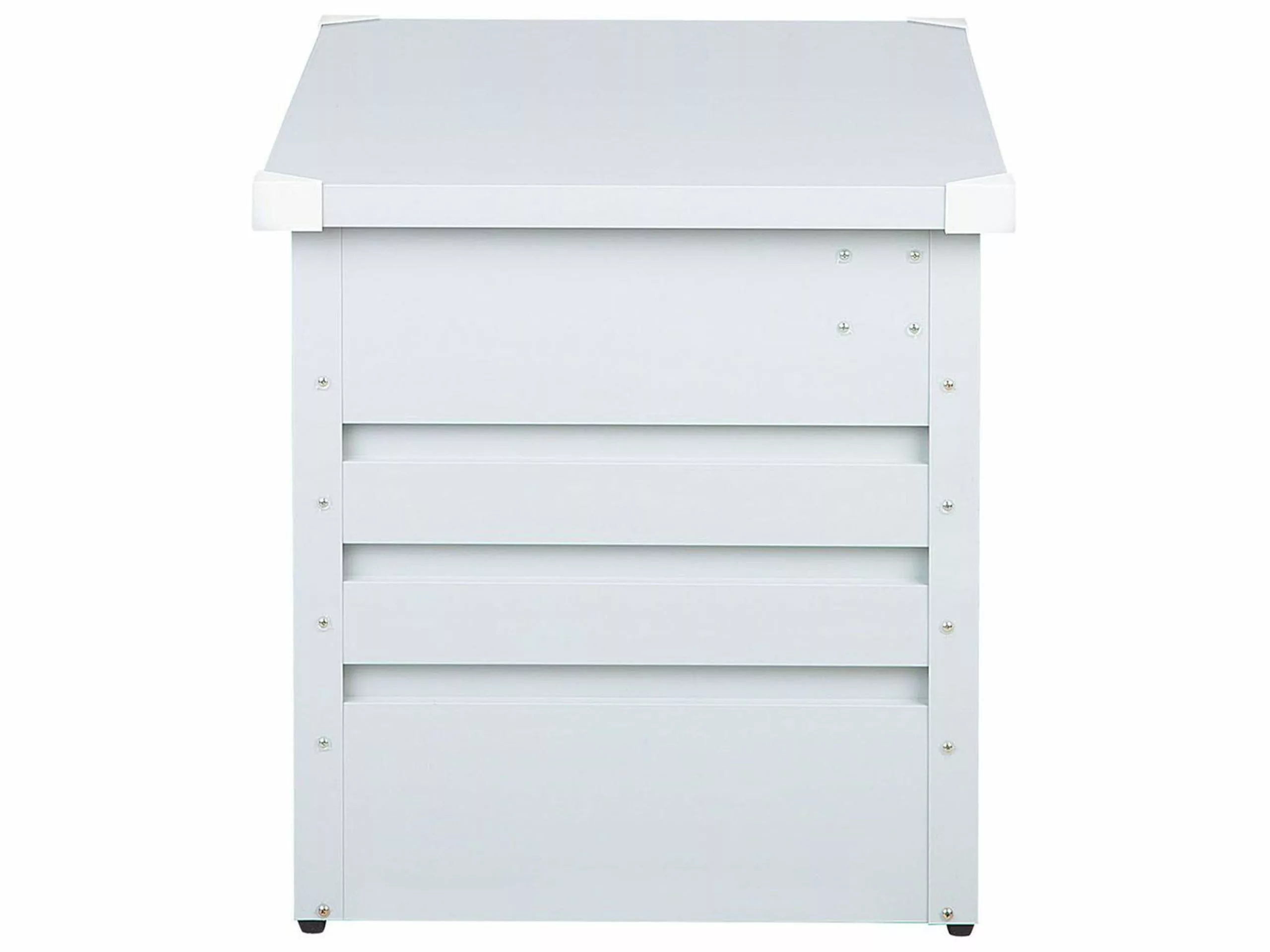 Beliani Kussenbox Staal Lichtgrijs CEBROSA S - Afbeelding 7