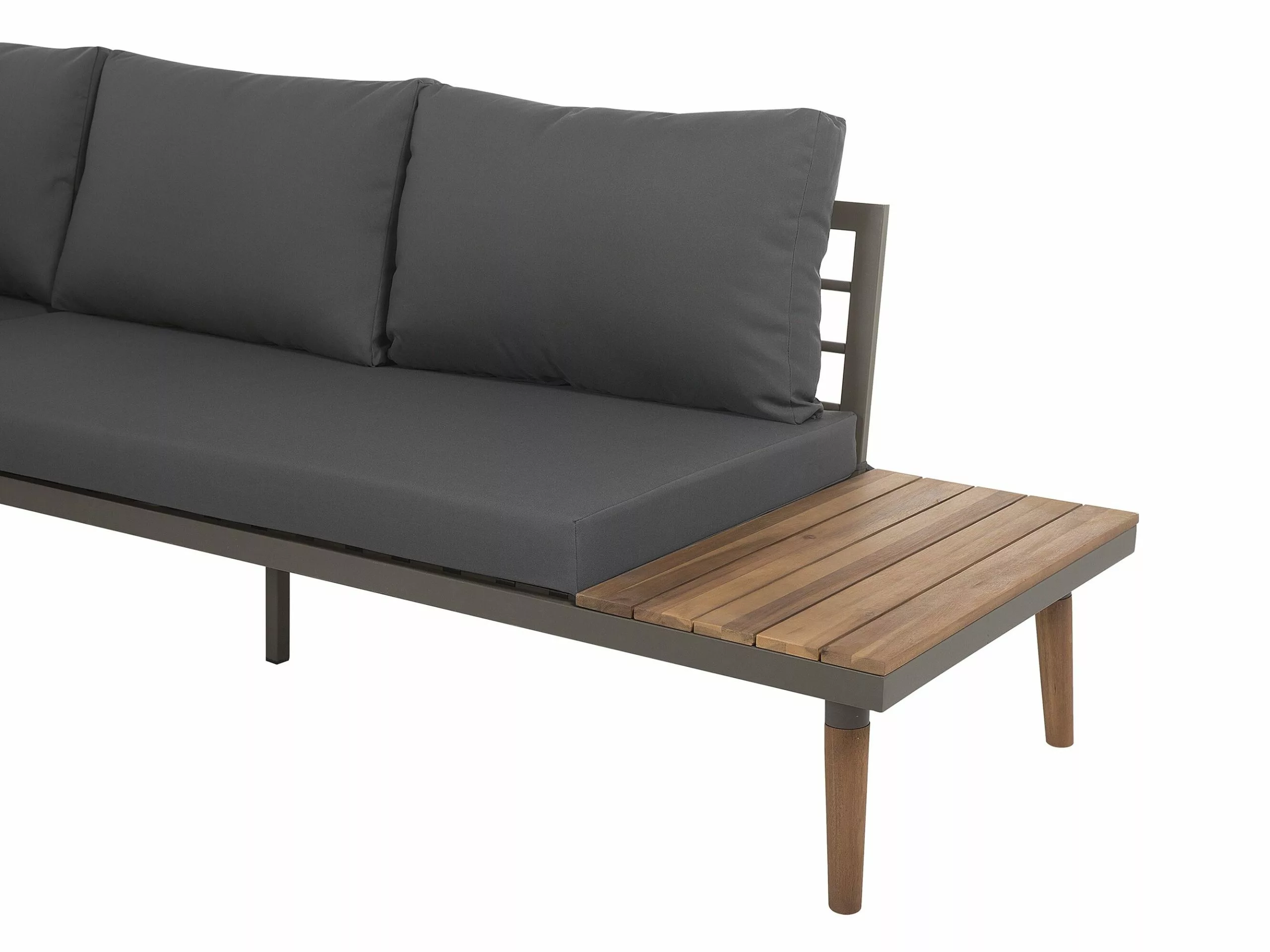 Beliani Loungeset 5-zits Acaciahout Grijs CORATO - Afbeelding 7