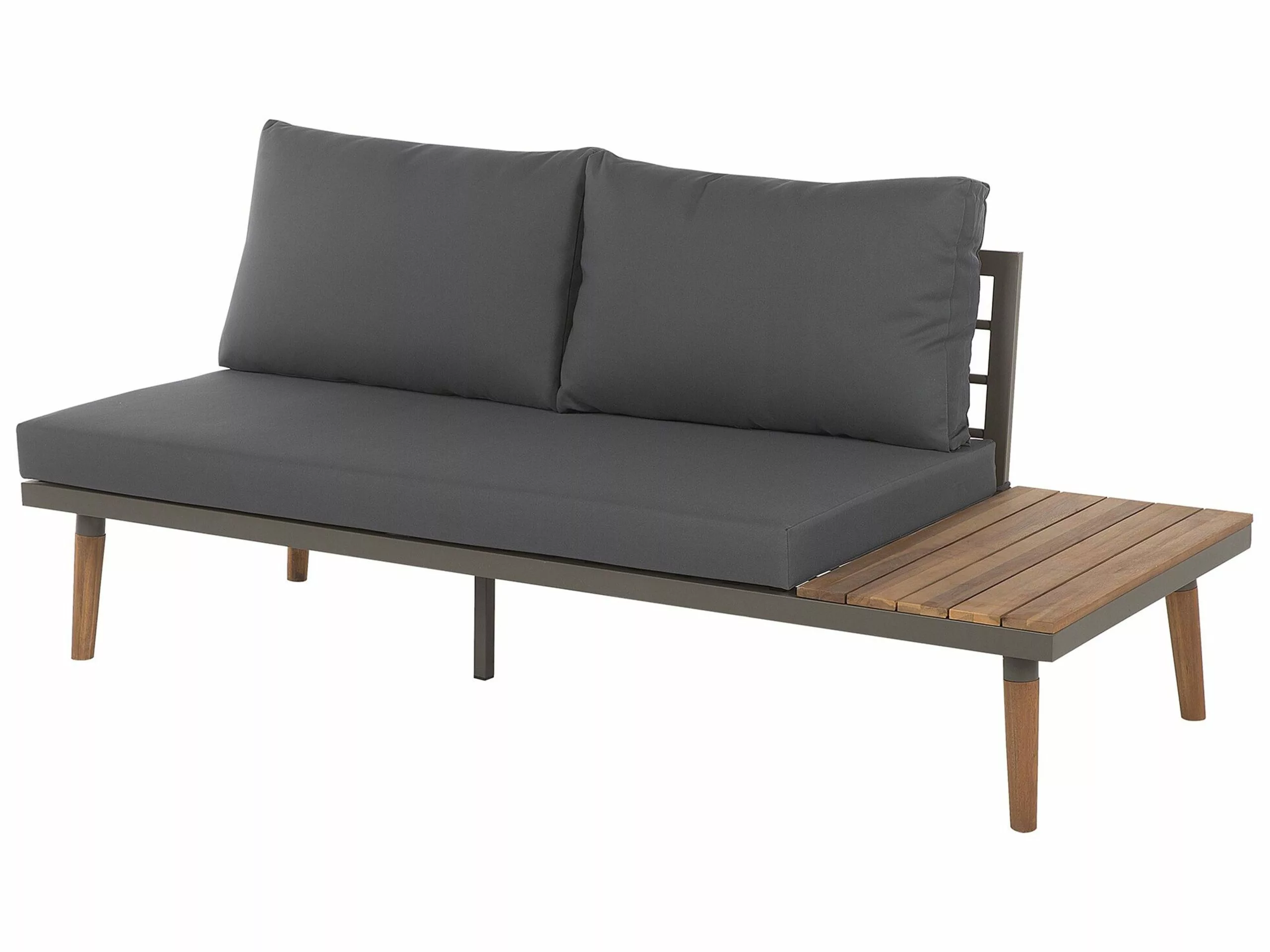 Beliani Loungeset 5-zits Acaciahout Grijs CORATO - Afbeelding 9