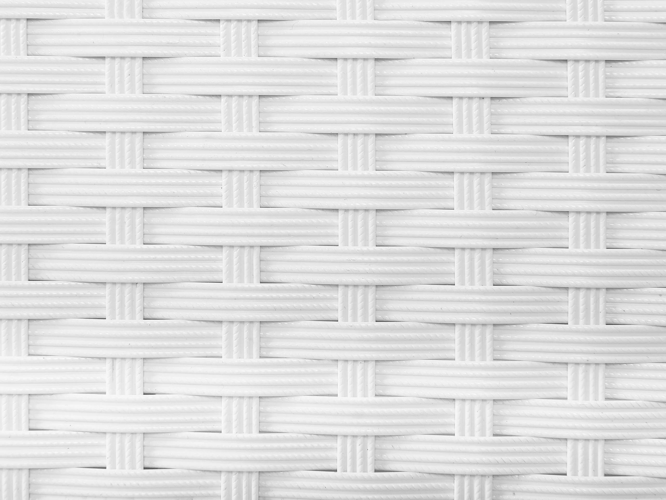 Beliani Ligstoel Rotan Wit TURIN II - Afbeelding 8