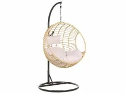 Beliani Hangstoel Met Standaard Rotan Natuurlijk ASPIO