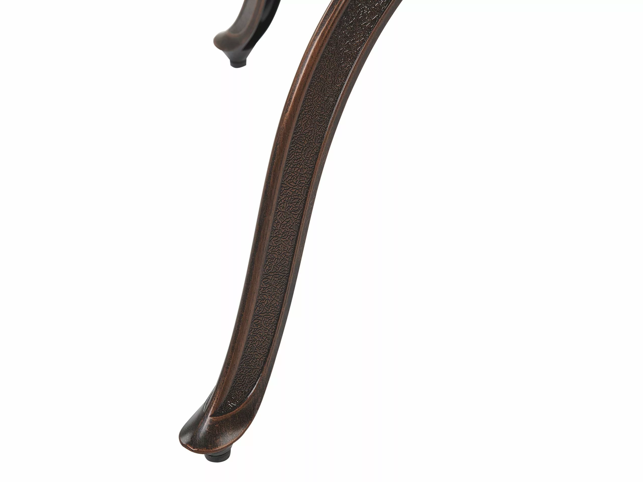 Beliani Tuintafel Aluminium Met Barbecue ⌀ 105 MANFRIA - Afbeelding 10