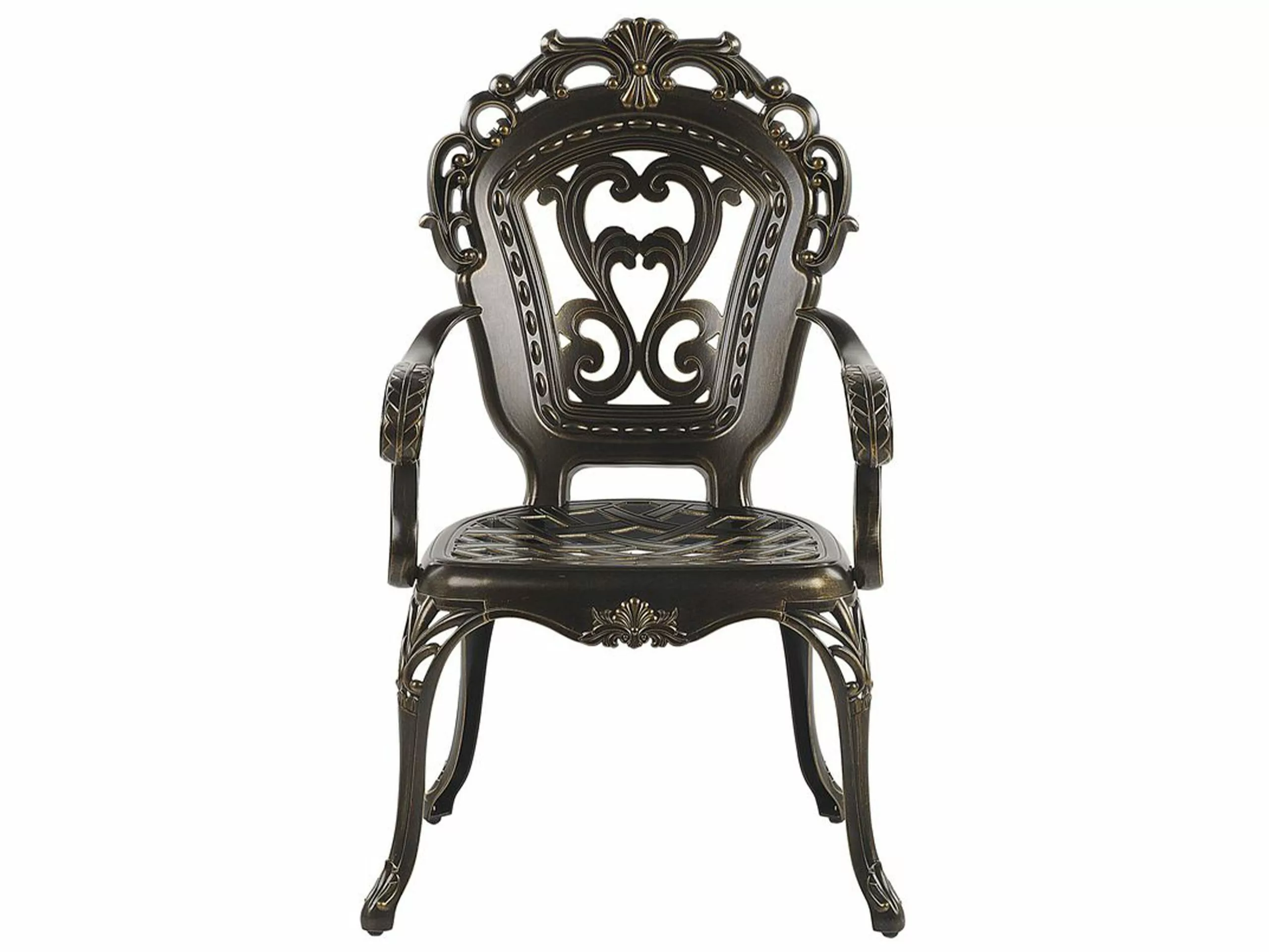 Beliani Tuinset Aluminium Bruin SAPRI - Afbeelding 10