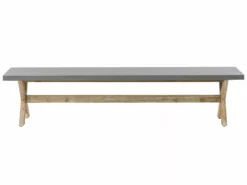 Beliani Tuinbank Beton Grijs OLBIA