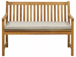 Beliani Tuinbank Acaciahout Beige VIVARA