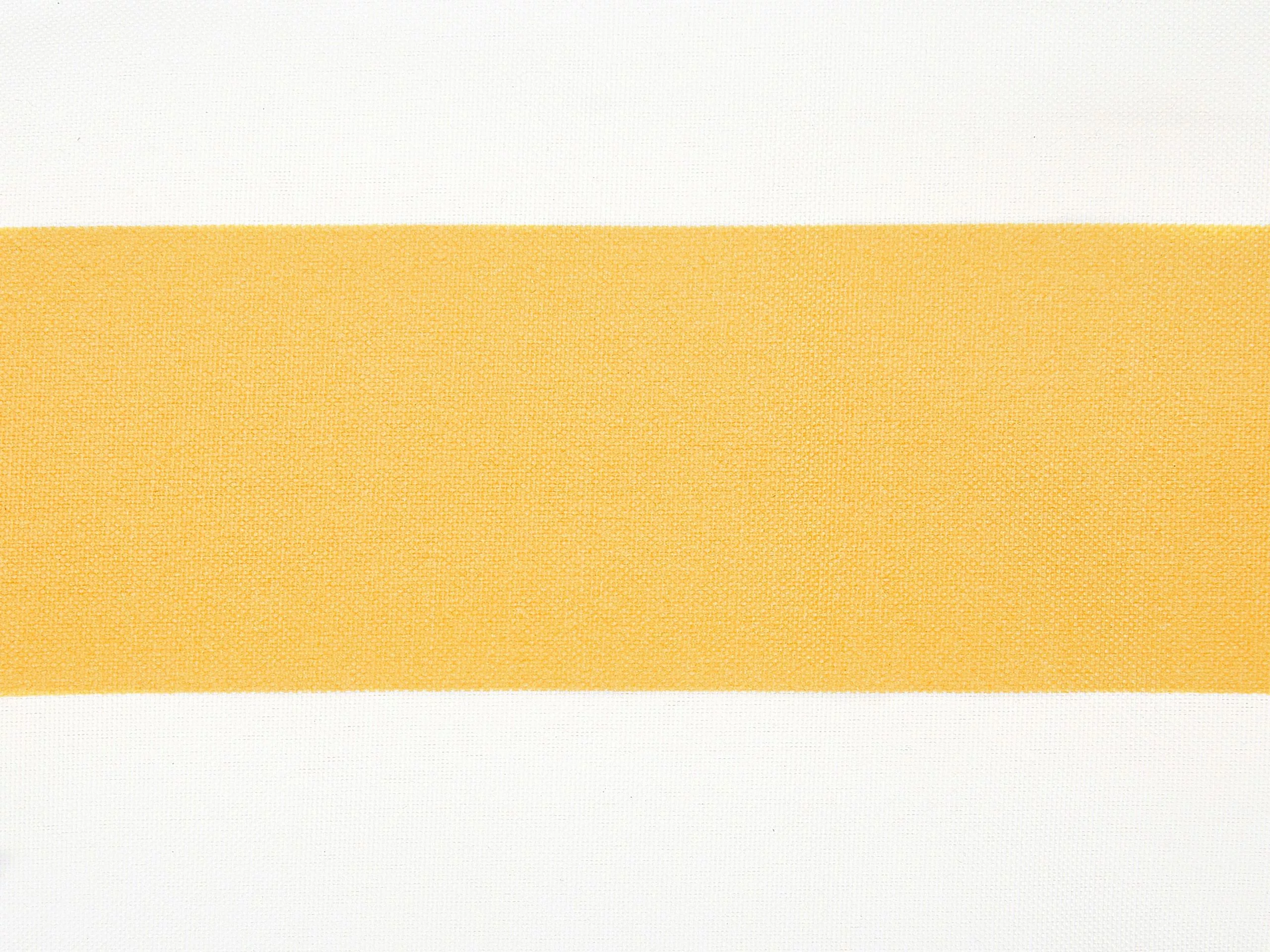 Beliani Ligstoel Acaciahout Geel/wit CESANA - Afbeelding 9