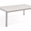 Beliani Tuintafel Aluminium Wit 180 X 90 Cm VERNIO