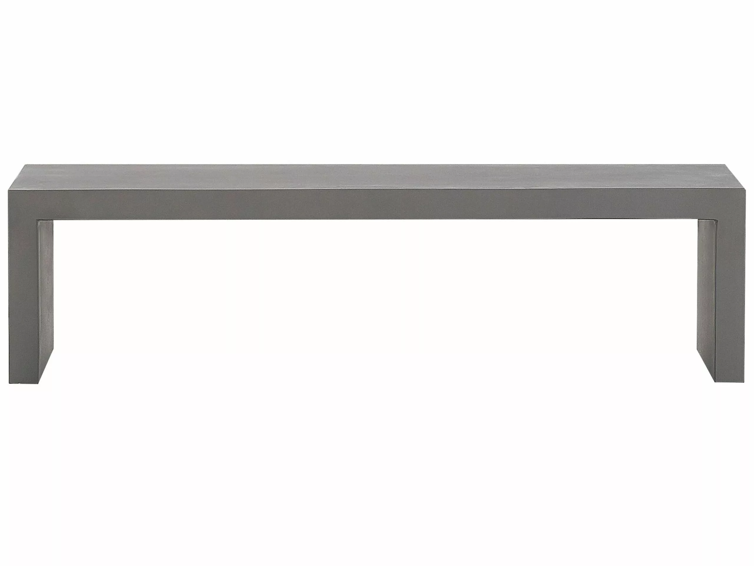 Beliani Tuinset Met 2 U-vormige Banken En Stoelen Betonlook Grijs TARANTO - Afbeelding 7