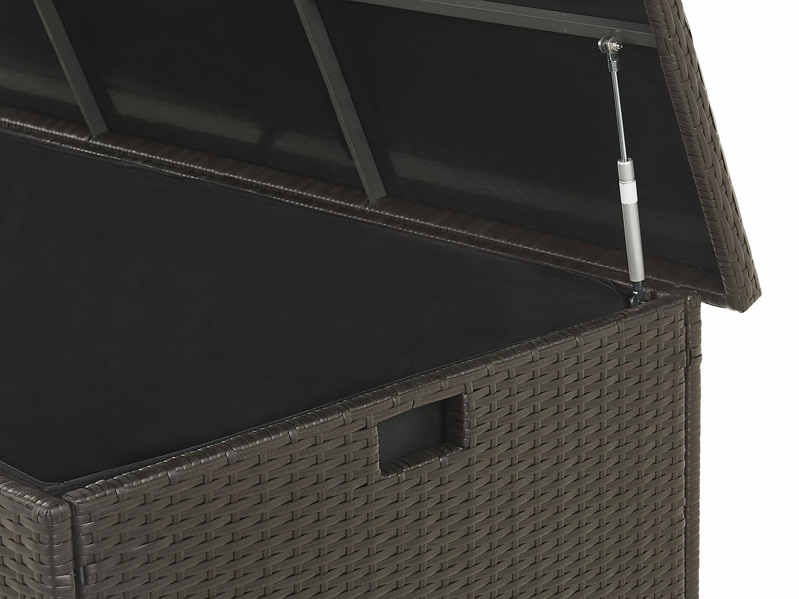 Beliani Kussenbox Rotan Bruin 155 X 75 MODENA - Afbeelding 6