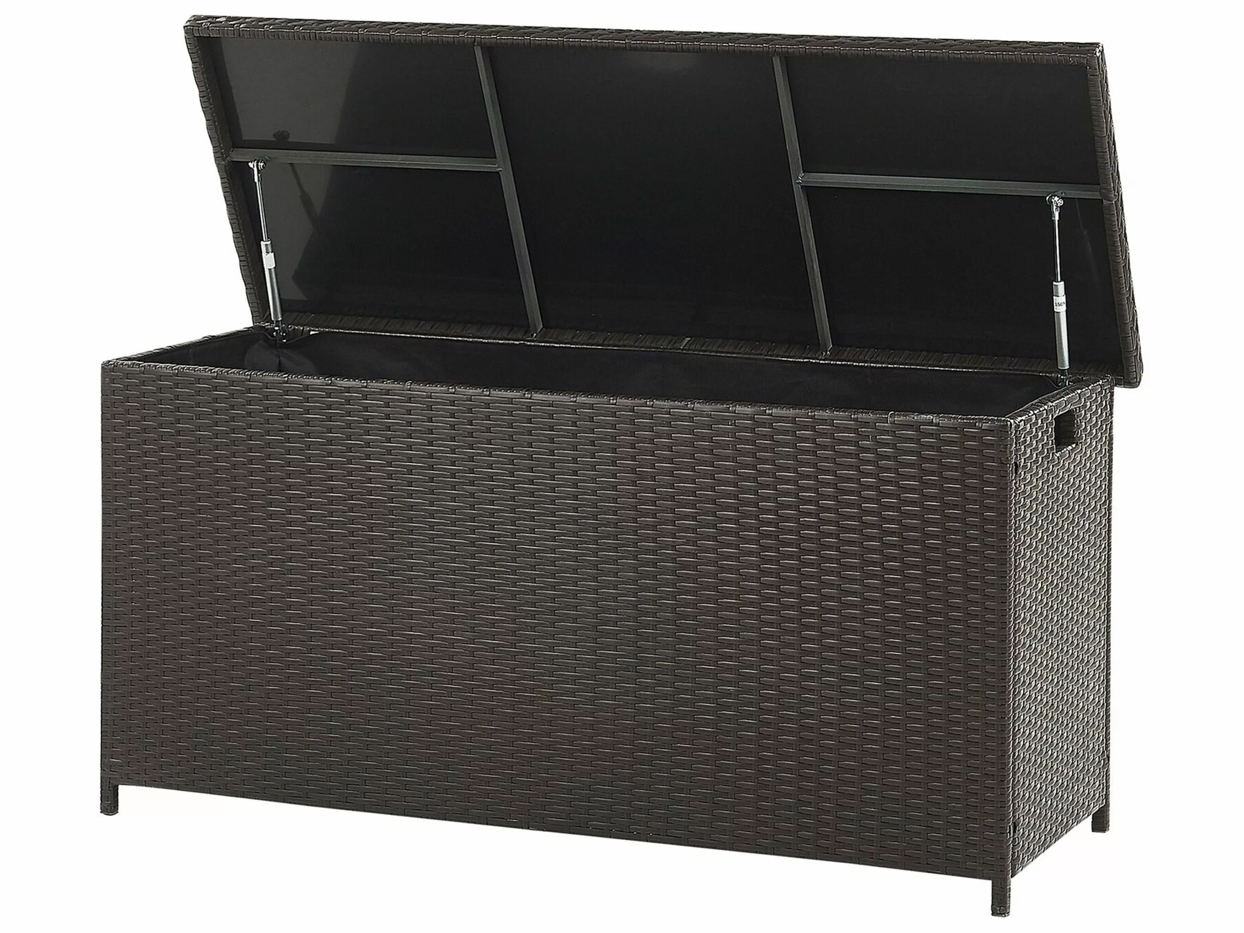 Beliani Kussenbox Rotan Bruin 126 X 46 MODENA