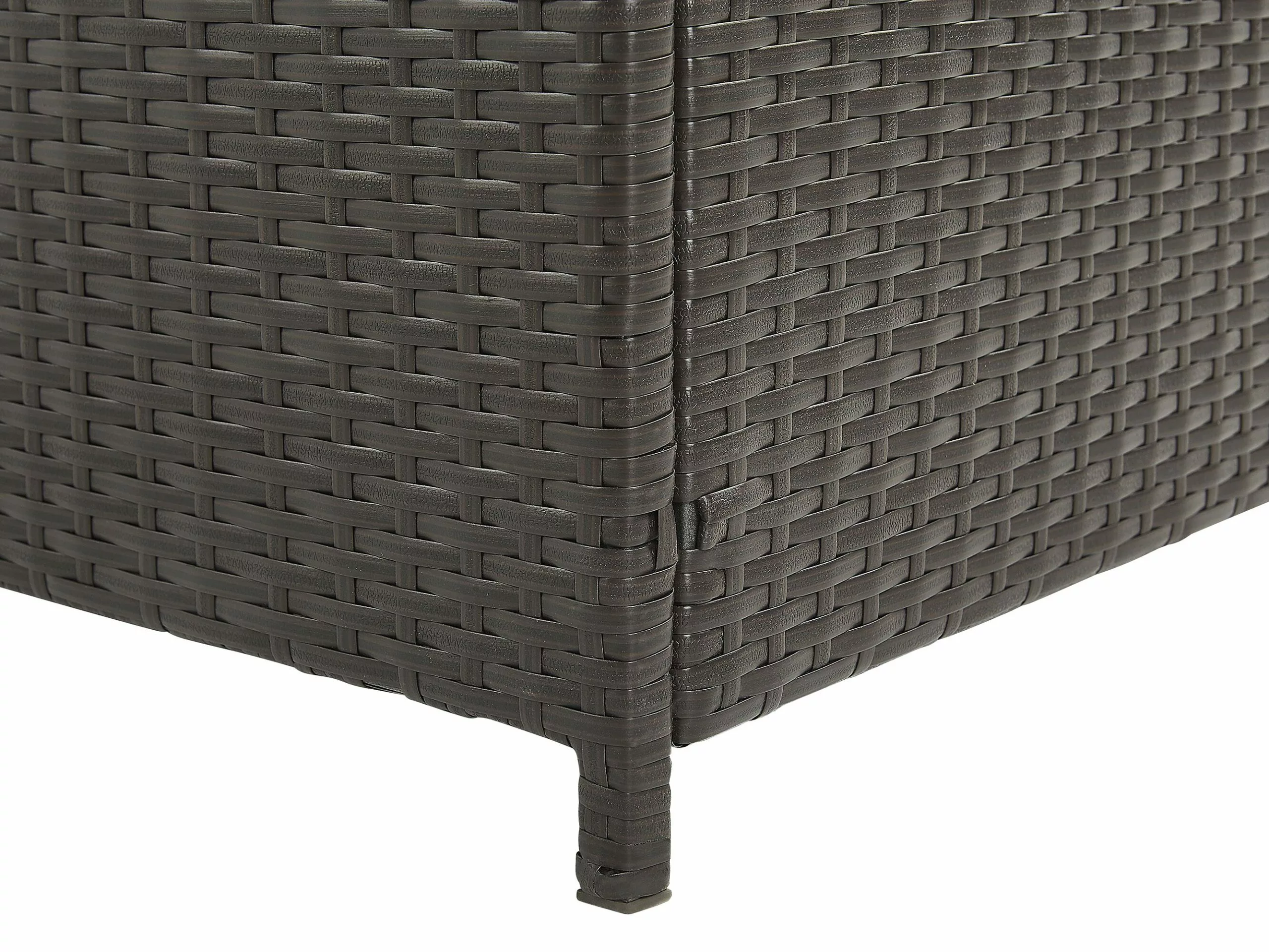 Beliani Kussenbox Rotan Bruin 126 X 46 MODENA - Afbeelding 7