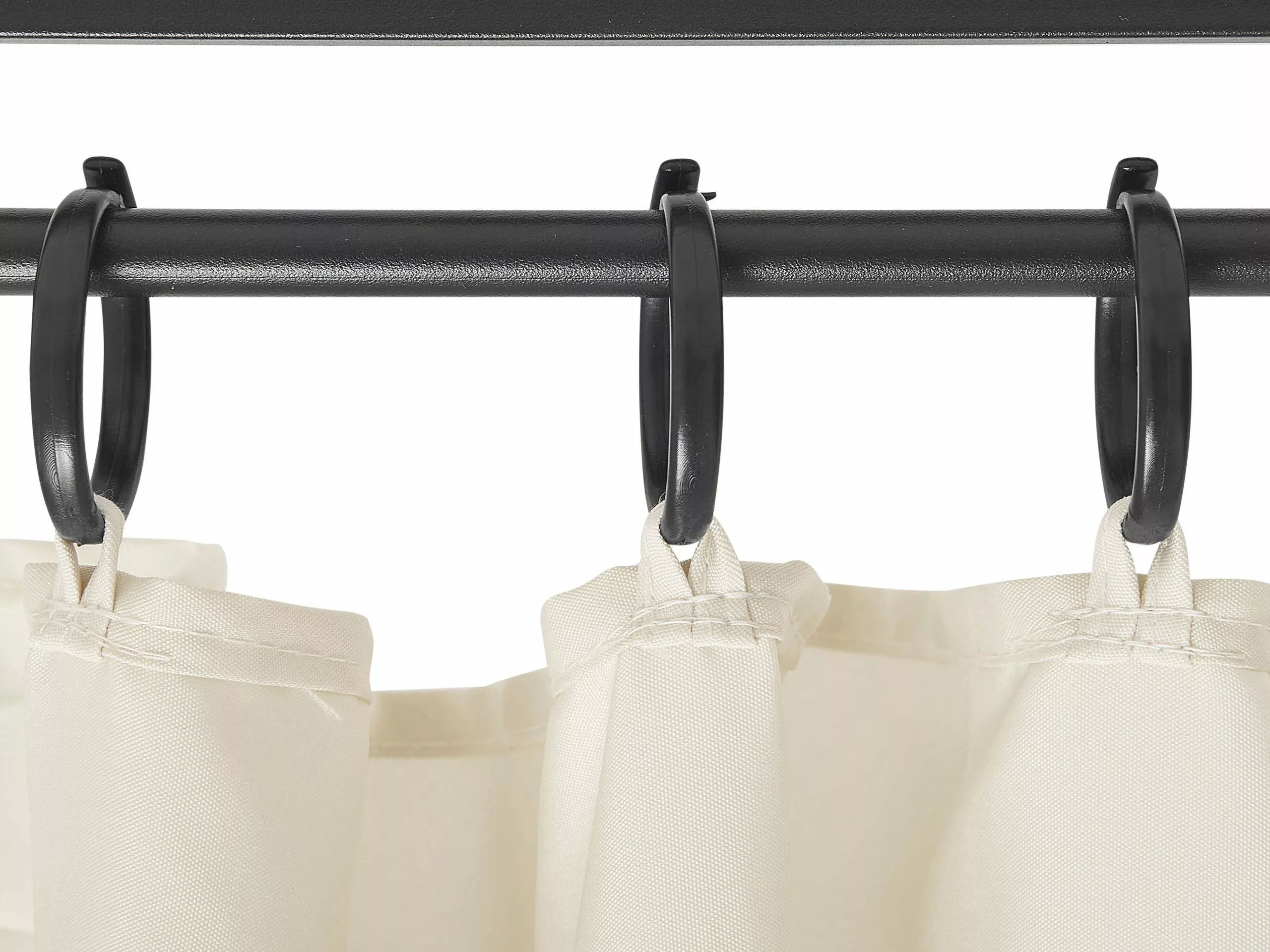 Beliani Paviljoen Staal Beige ⌀ 350 Cm PORTEL - Afbeelding 5