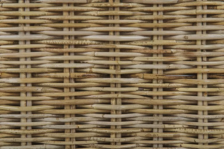 Beliani Tuinbank 2-zits Rotan Natuurlijk/crèmewit ARDEA - Afbeelding 10