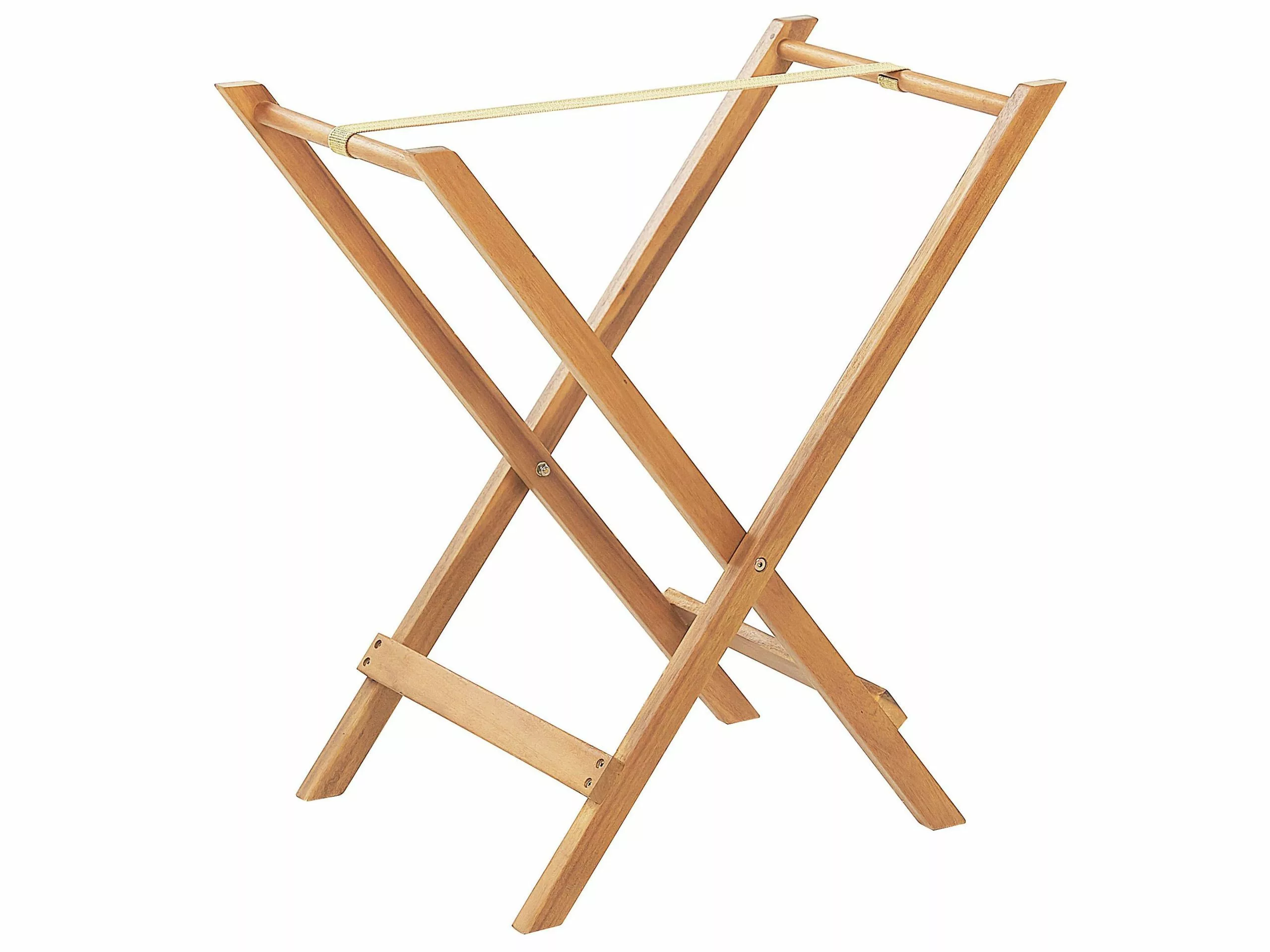 Beliani Bijzettafel Lichtbruin JAVA - Afbeelding 6