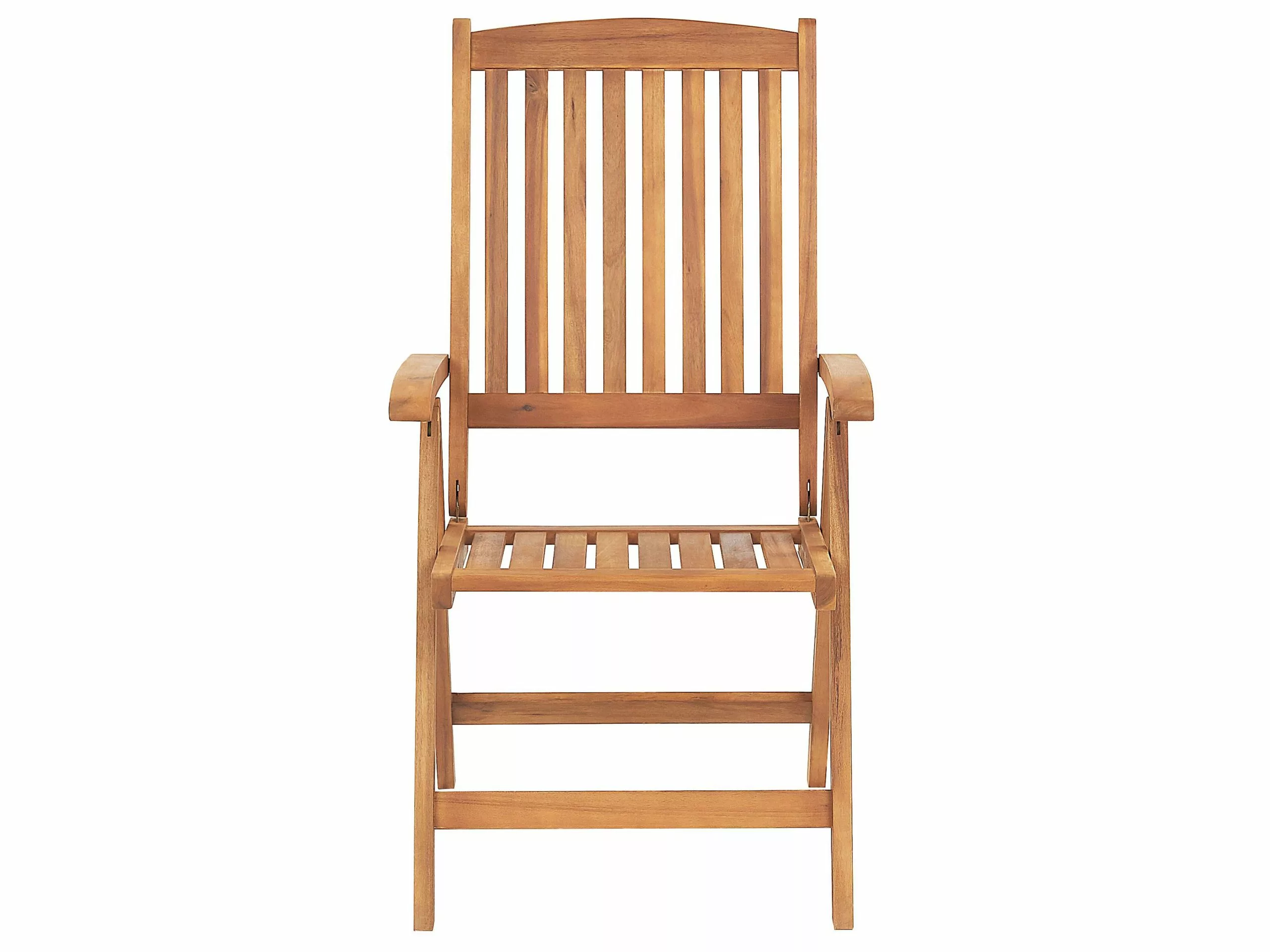 Beliani Balkonset Acaciahout Lichtbruin JAVA - Afbeelding 4