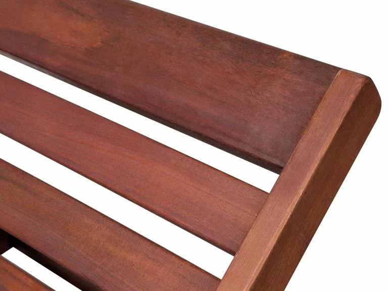 Beliani Ligstoel Acaciahout Grafietgrijs TOSCANA - Afbeelding 7