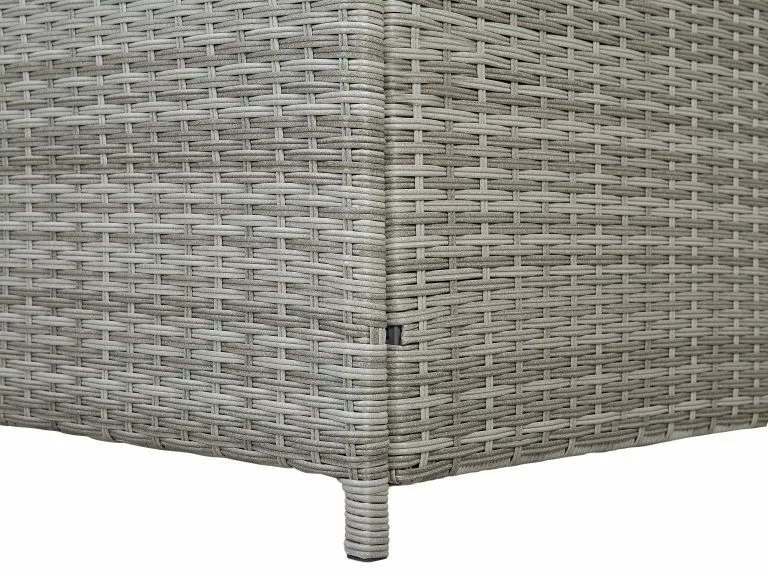 Beliani Kussenbox Rotan Grijs 158 X 63 Cm MODENA - Afbeelding 8