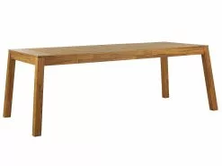 Beliani Tuintafel Acaciahout Lichtbruin 210 X 90 Cm LIVORNO