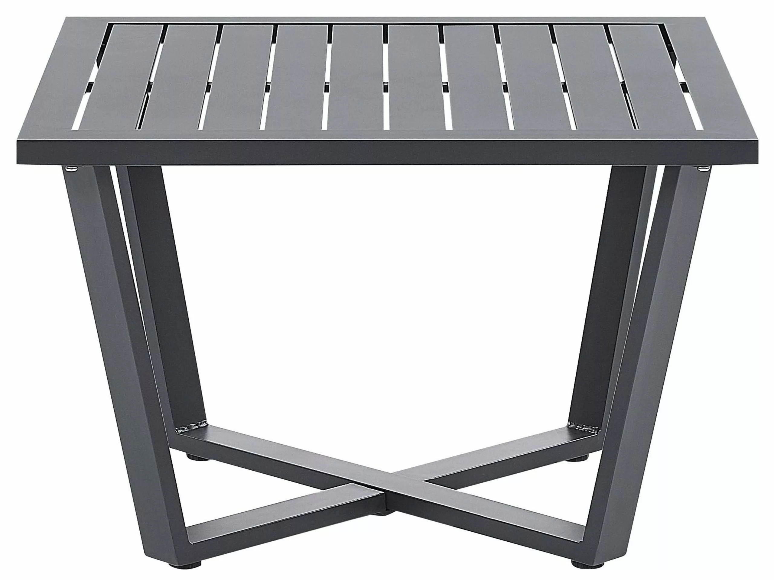 Beliani Loungeset 5-zits Aluminium Donkergrijs VIZZINI - Afbeelding 9