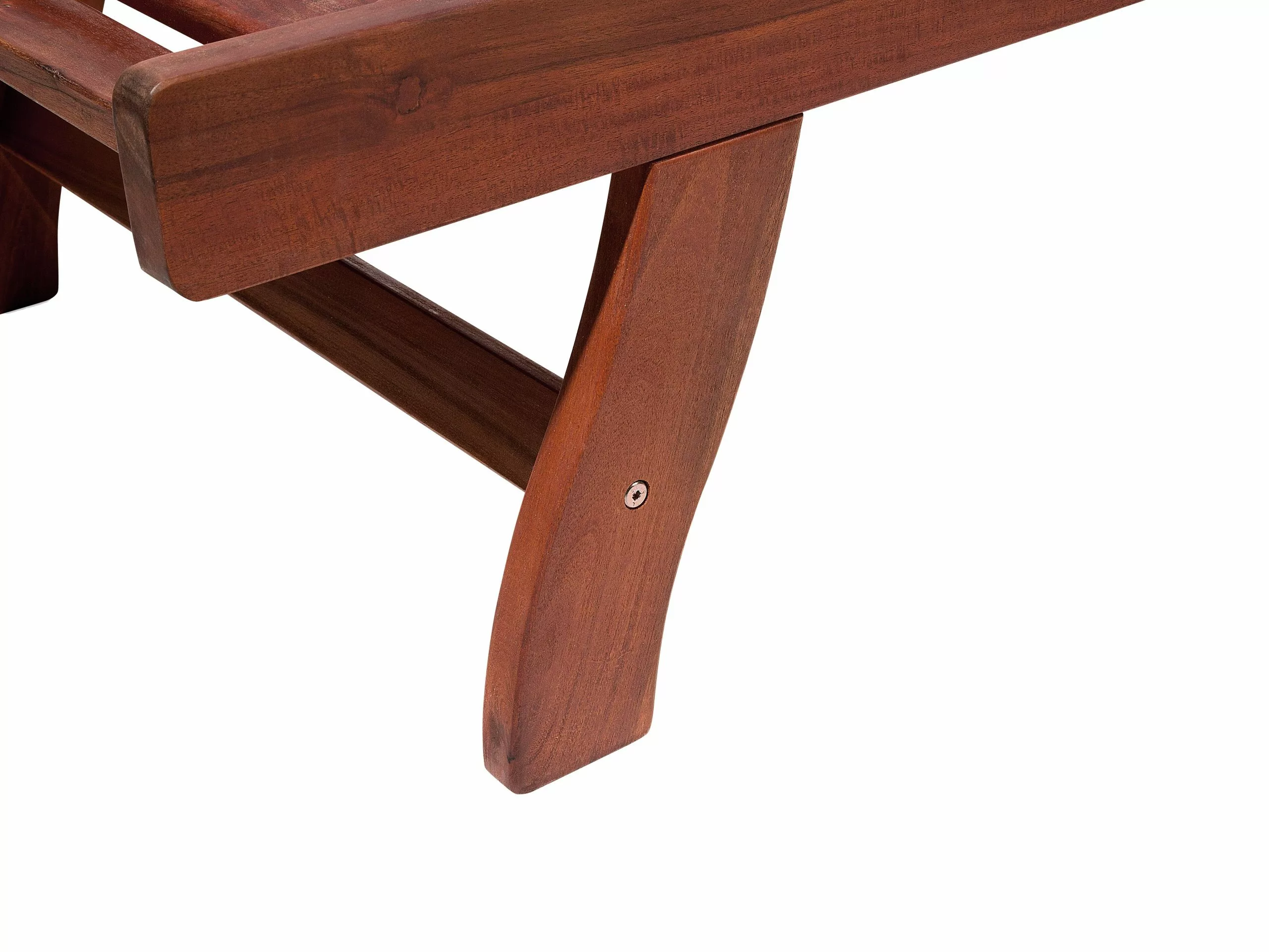 Beliani Ligstoel Acaciahout Lichtblauw TOSCANA - Afbeelding 10