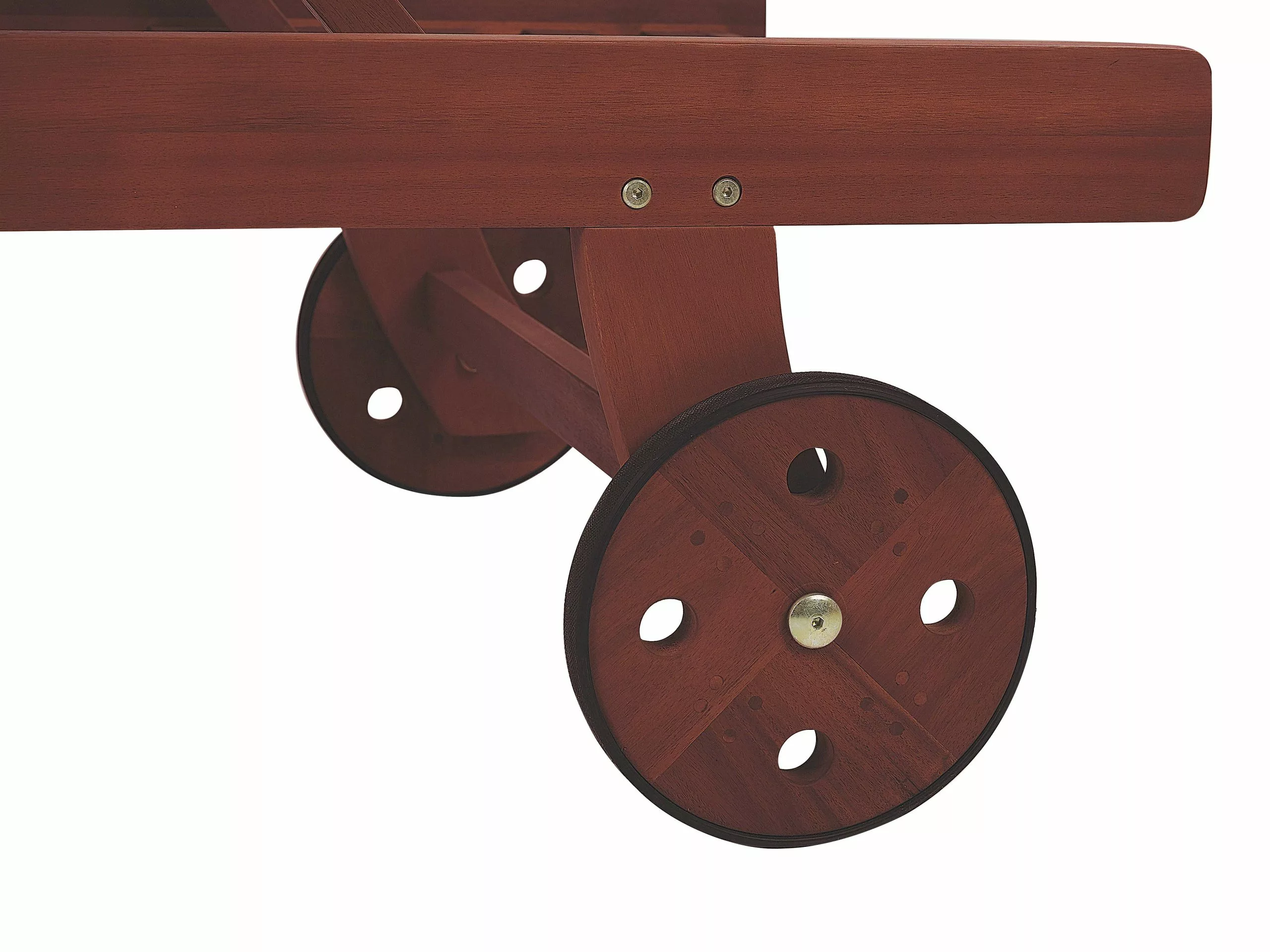 Beliani Ligstoel Acaciahout Grafietgrijs TOSCANA - Afbeelding 10