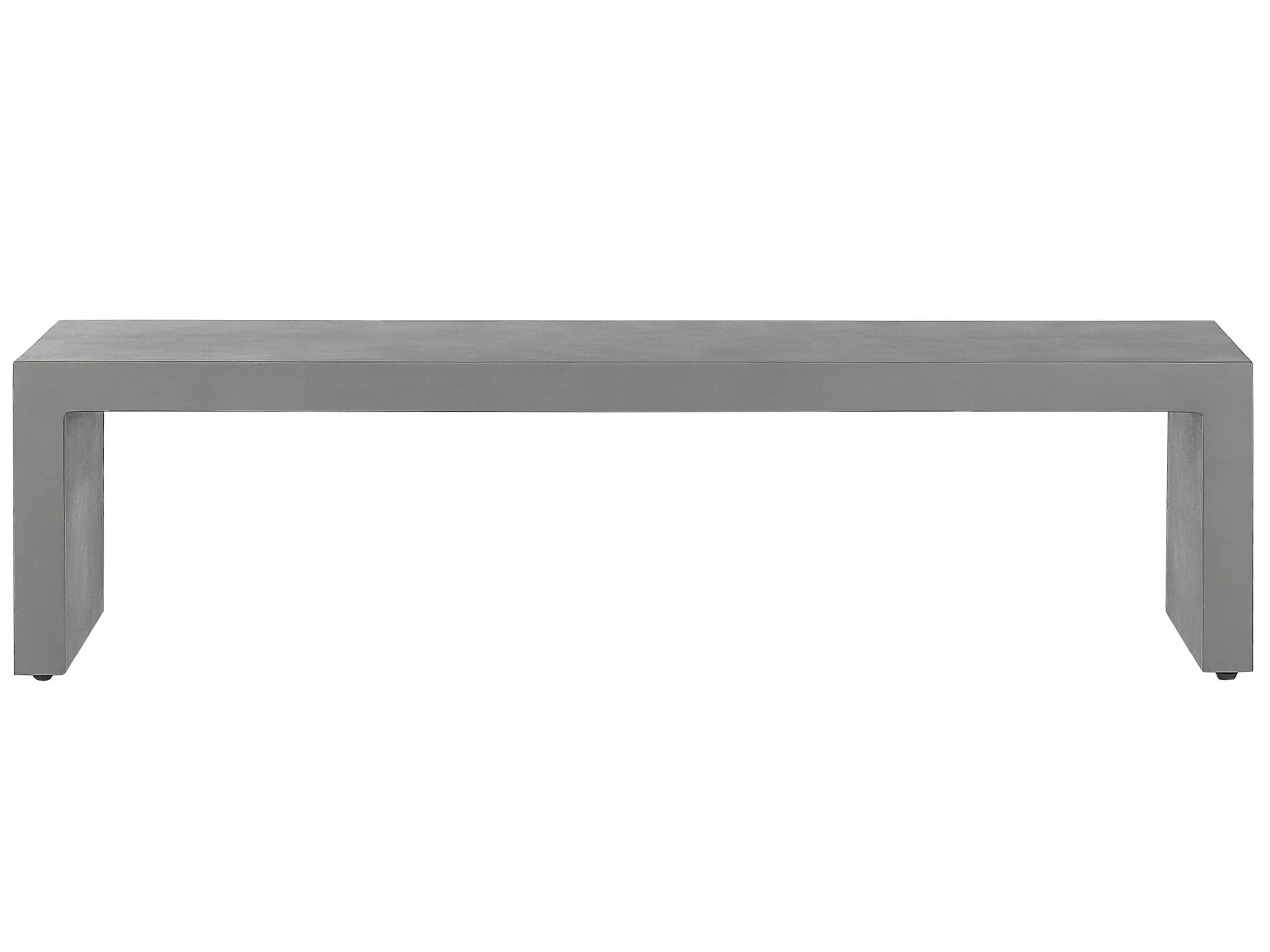 Beliani Tuinset U-vormig 2 Banken Betonlook Grijs TARANTO - Afbeelding 6