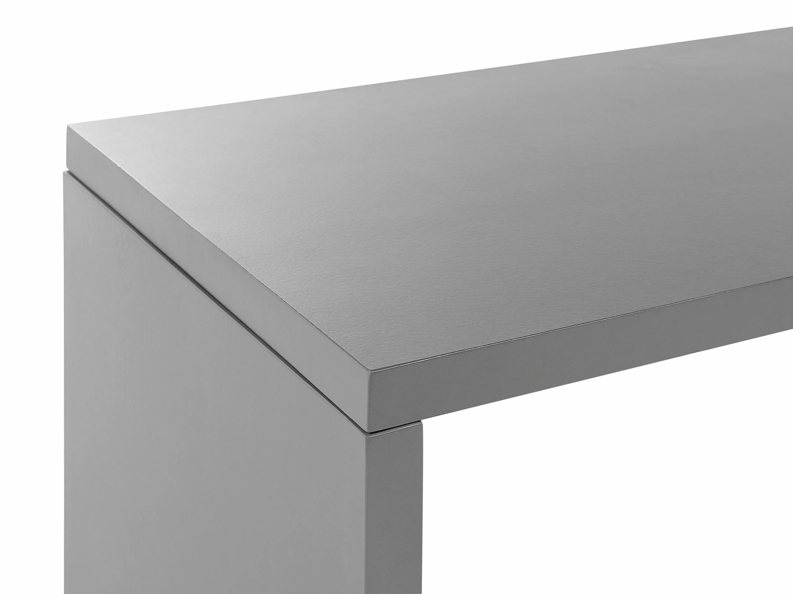 Beliani Tuinset U-vormig 2 Banken Betonlook Grijs TARANTO - Afbeelding 8