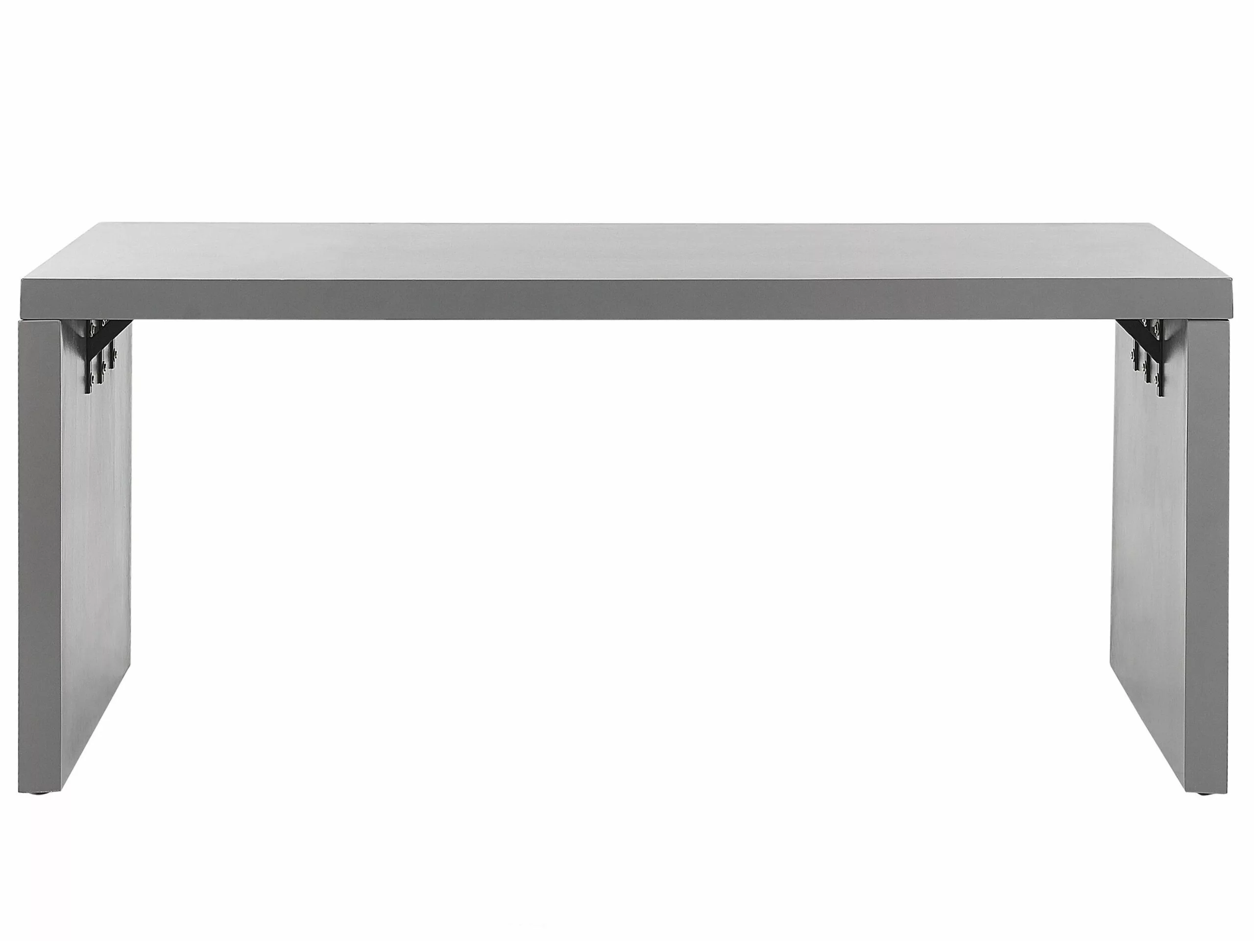 Beliani Tuintafel Betonlook Grijs 180 X 90 Cm TARANTO - Afbeelding 4