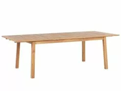 Beliani Tuintafel Uitschuifbaar Acaciahout 180 / 240 X 100 Cm CESANA
