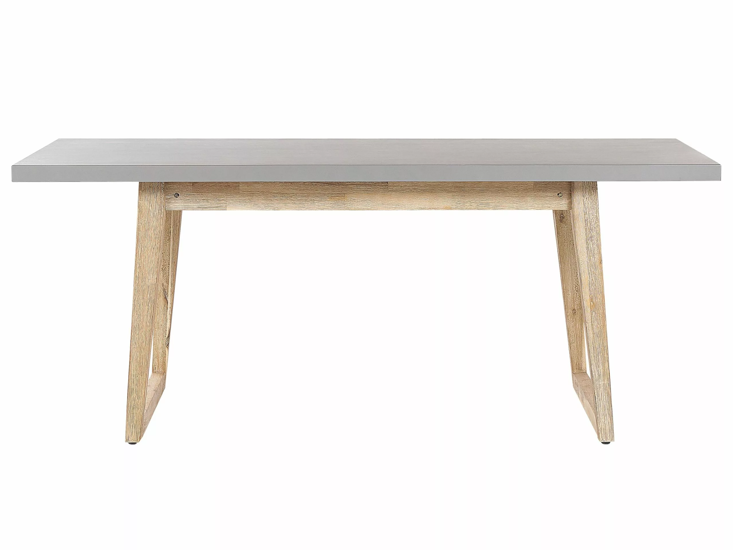 Beliani Tuinset 6-zits Betonlook/acaciahout Grijs ORIA - Afbeelding 6