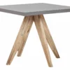 Beliani Tuintafel Vezelcement Grijs 90 X 90 Cm OLBIA