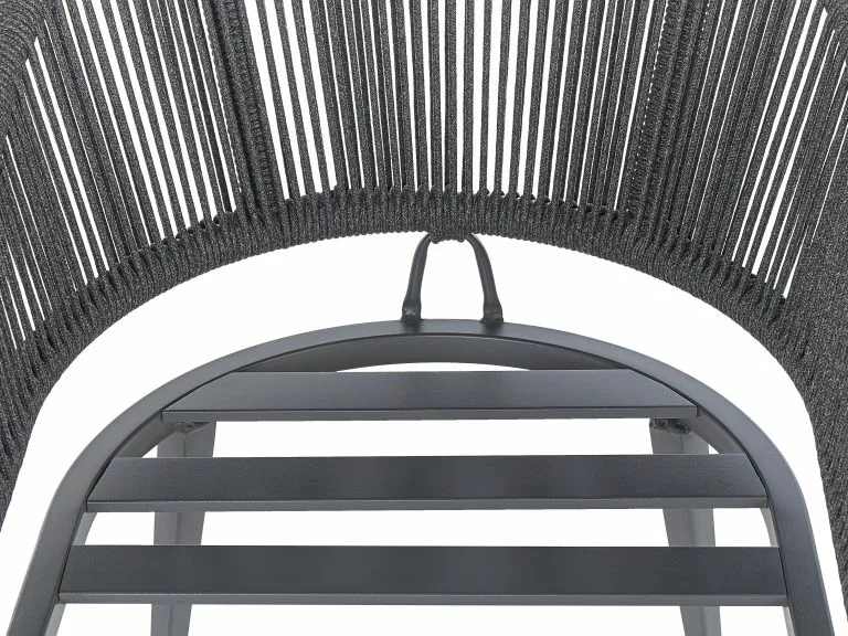 Beliani Tuinset Aluminium Grijs MILETO - Afbeelding 7