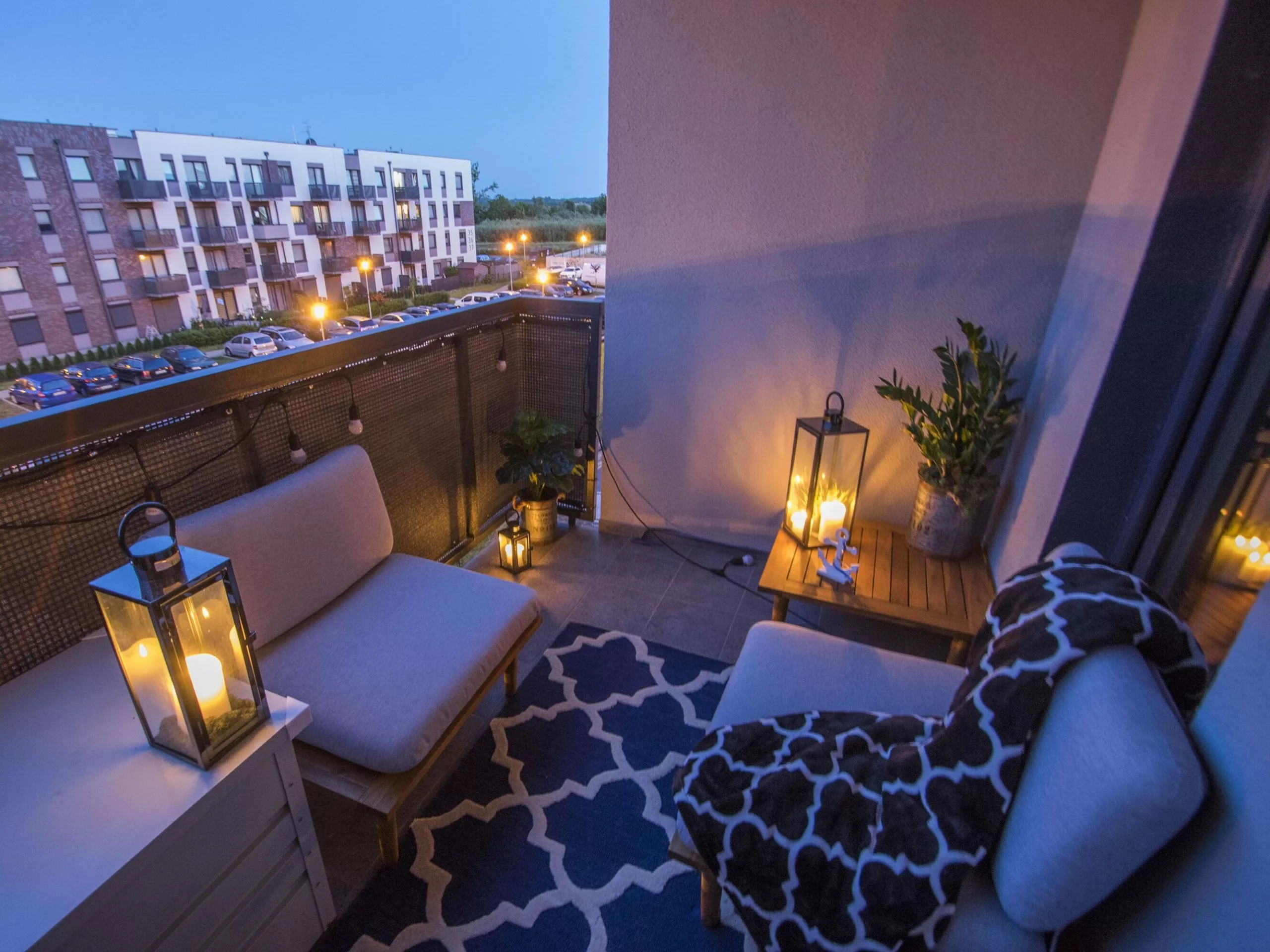 Beliani Loungeset 4-ztis Acaciahout Lichtgrijs FRASCATI - Afbeelding 3