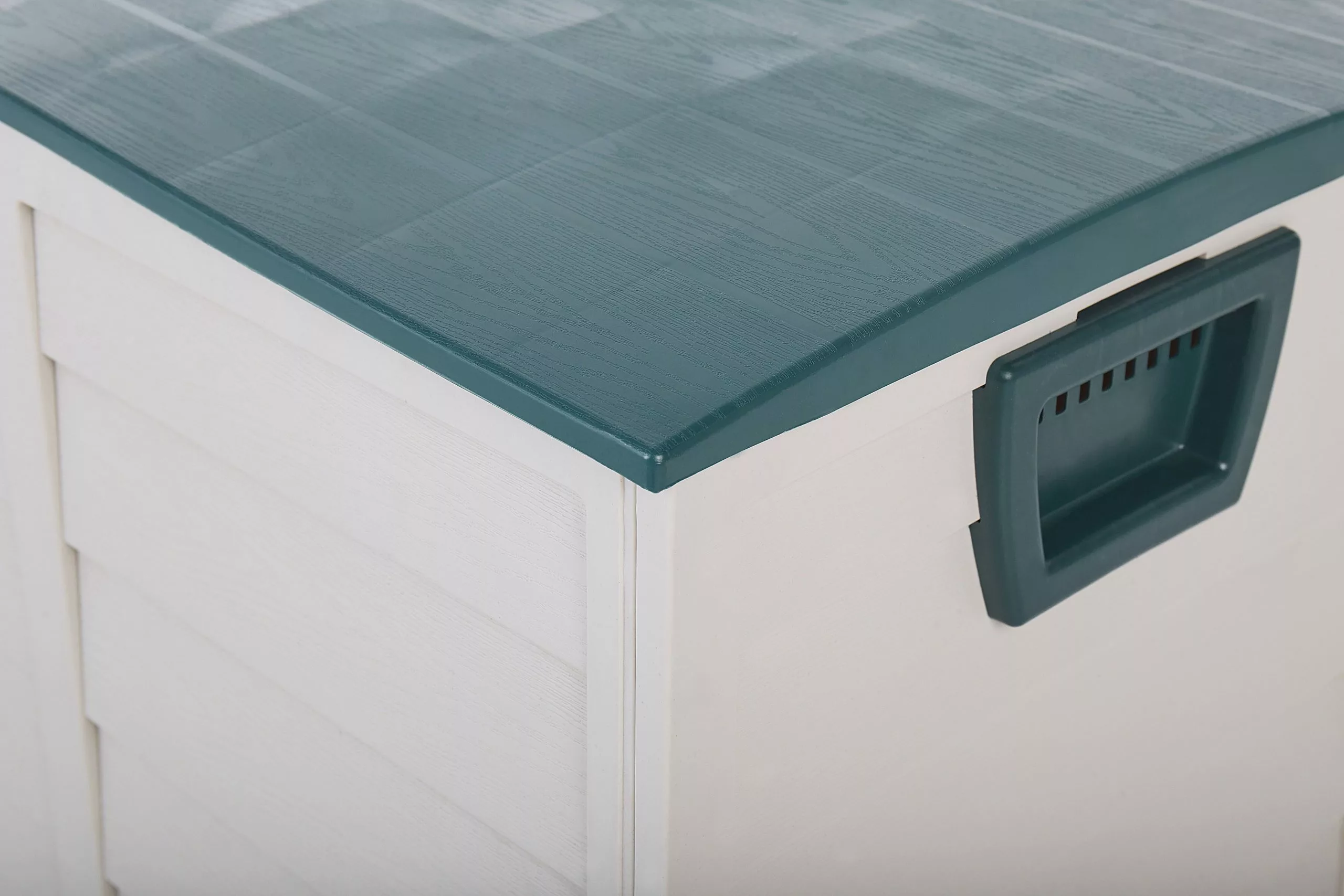 Beliani Kussenbox Kunststof Beige/groen 112 X 50 Cm LOCARNO - Afbeelding 7