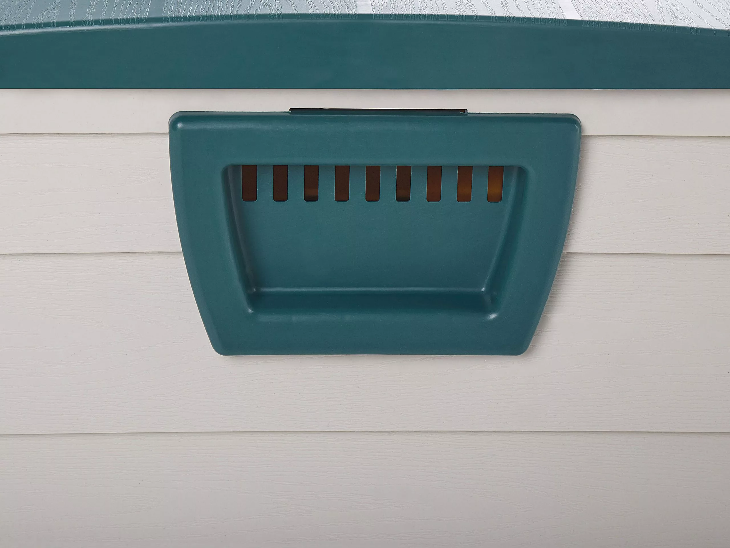 Beliani Kussenbox Kunststof Beige/groen 112 X 50 Cm LOCARNO - Afbeelding 8