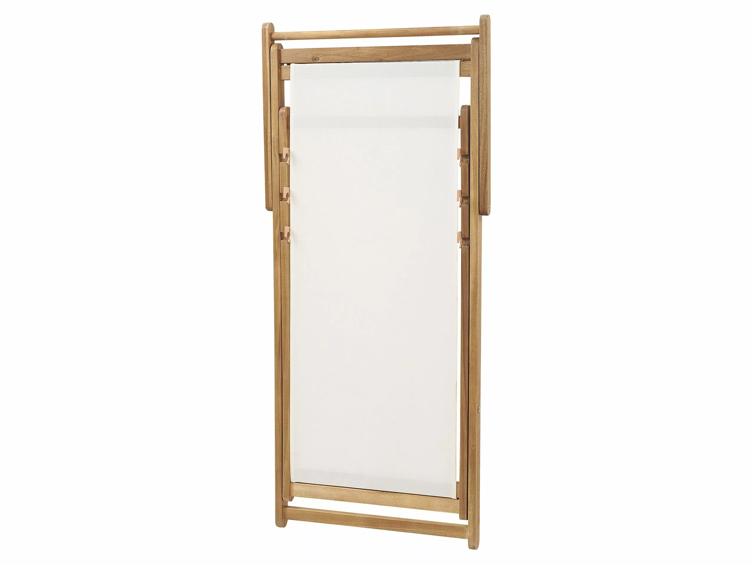 Beliani Ligstoel Set Van 2 Lichthout Meerkleurig ANZIO - Afbeelding 6