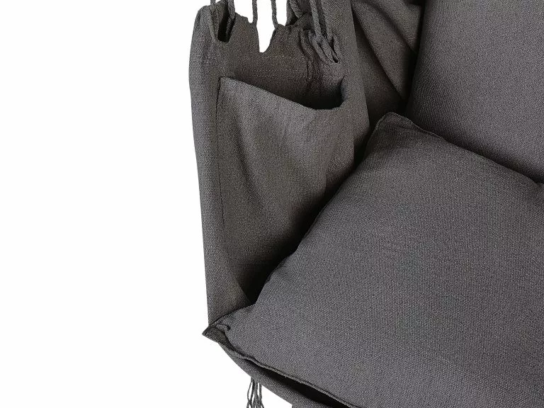 Beliani Hangstoel Katoen Grijs BONEA - Afbeelding 6