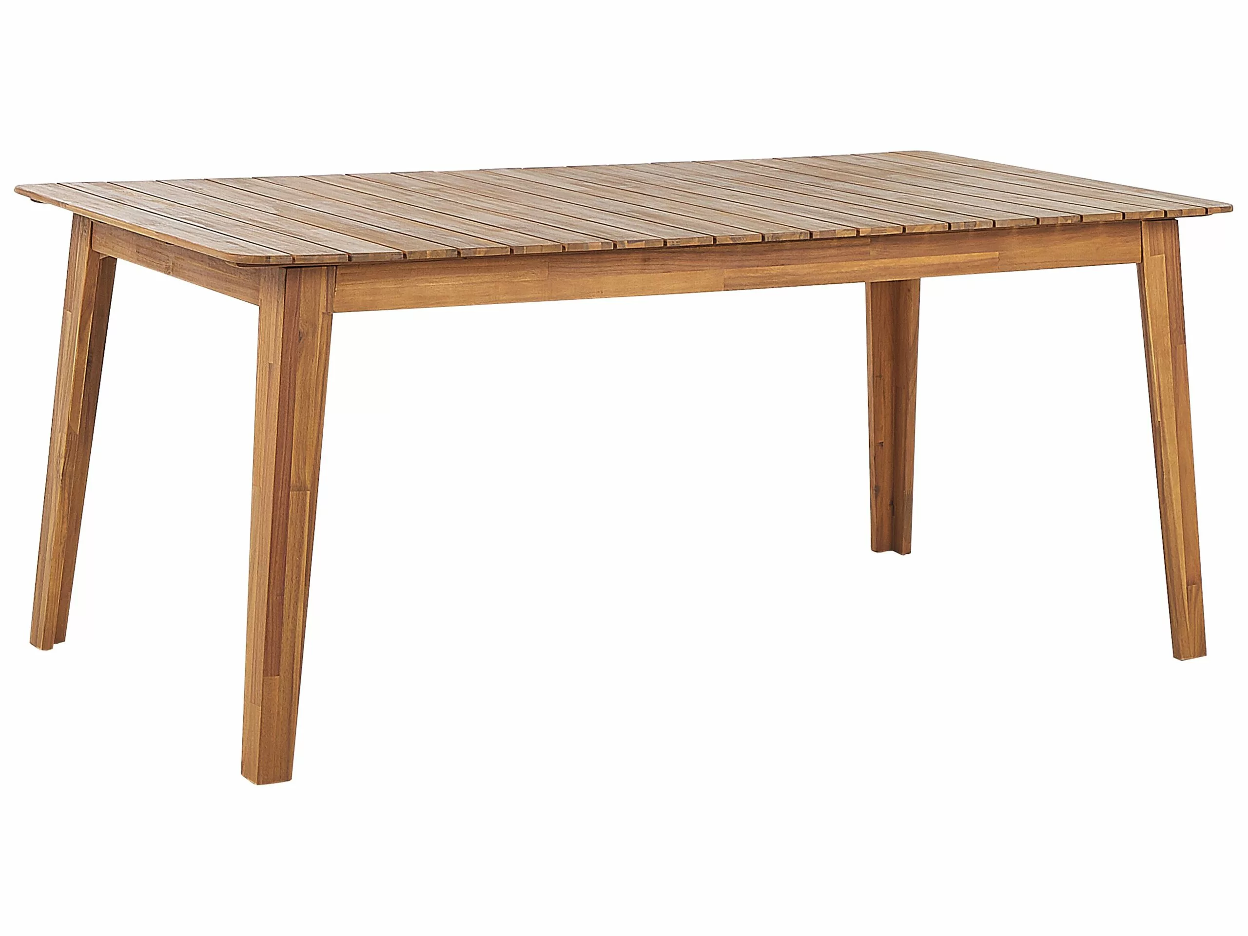 Beliani Tuintafel Acaciahout Bruin 180 X 90 Cm FORNELLI