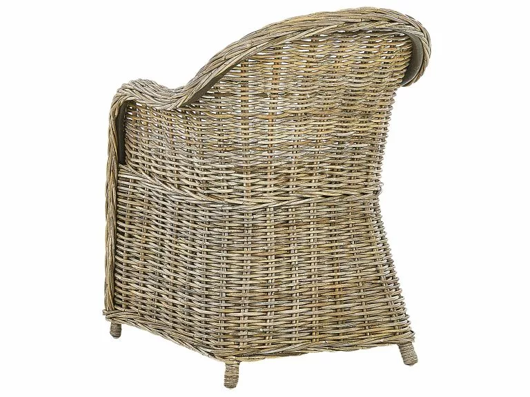 Beliani Tuinset 6-zits Rotan Naturel SUSUA/OLBIA - Afbeelding 5