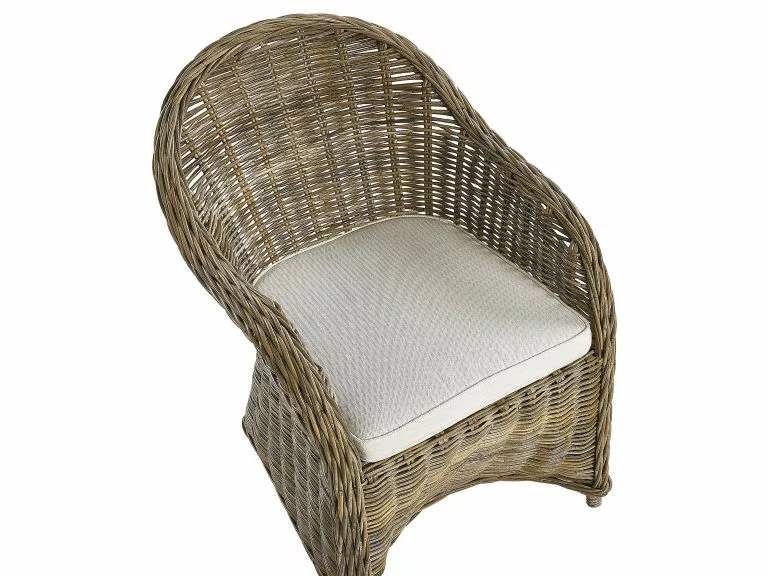 Beliani Tuinset 6-zits Rotan Naturel SUSUA/OLBIA - Afbeelding 6